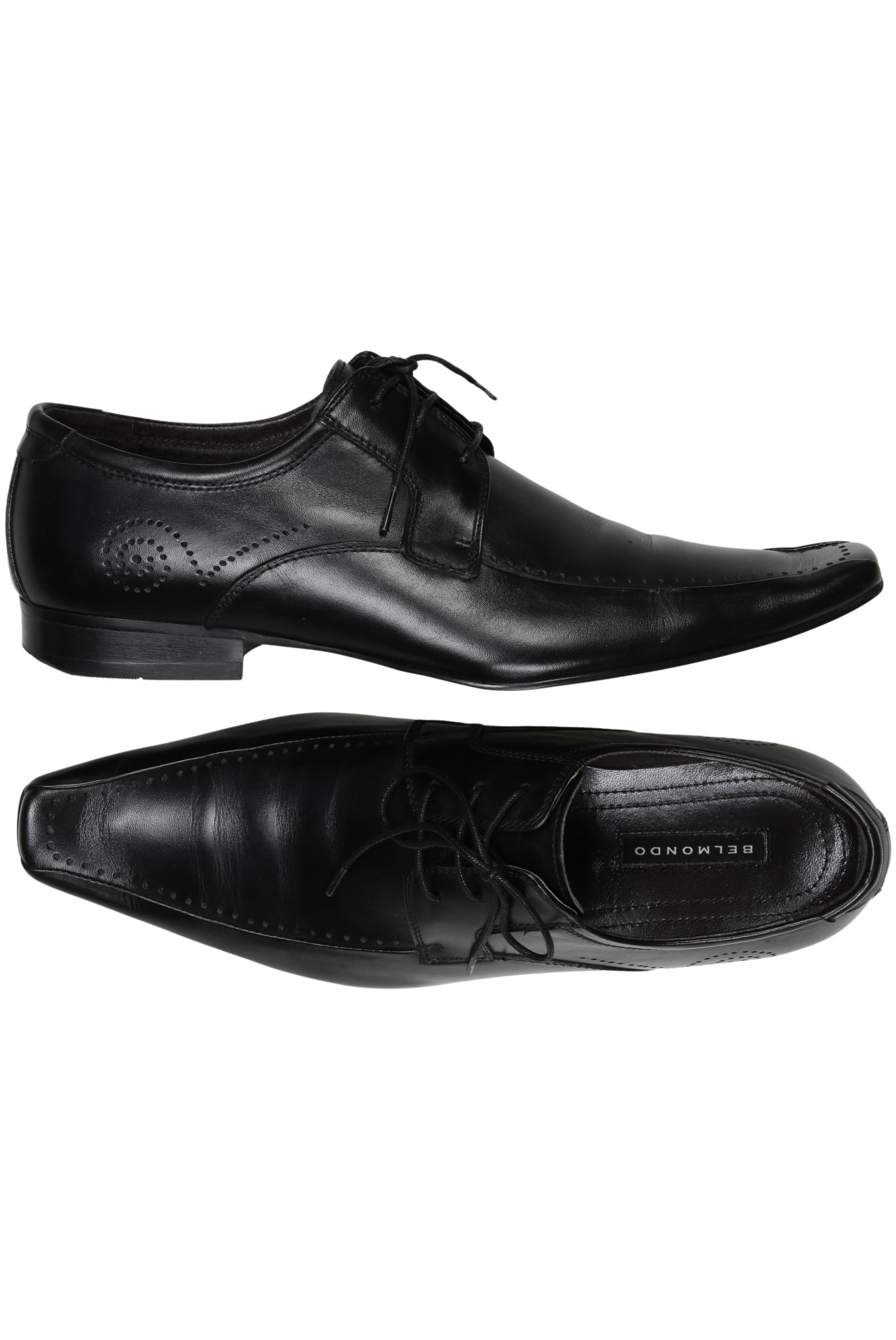 

Belmondo Herren Halbschuh, schwarz, Gr. 40