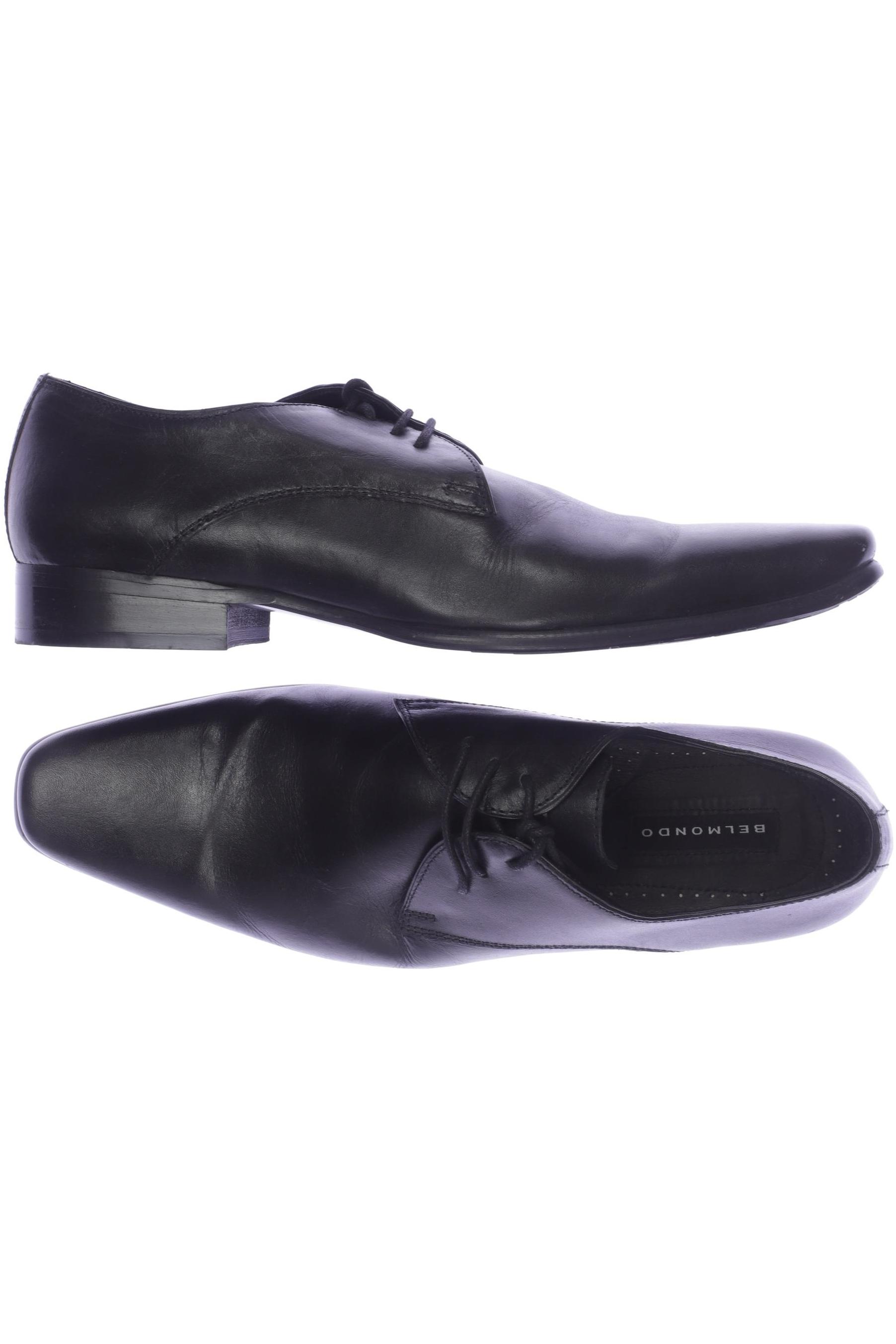 

Belmondo Herren Halbschuh, schwarz, Gr. 41