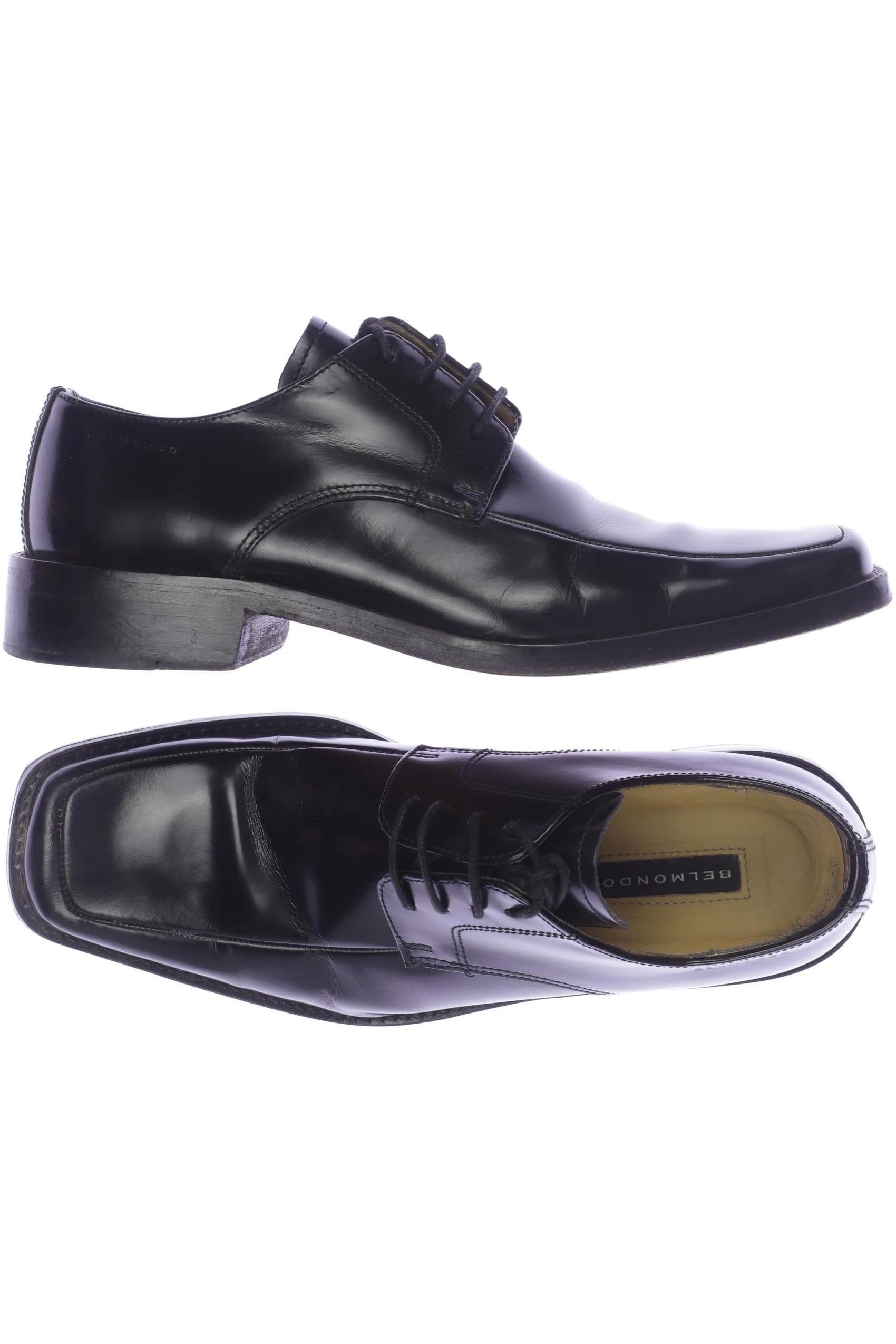 

Belmondo Herren Halbschuh, schwarz, Gr. 40