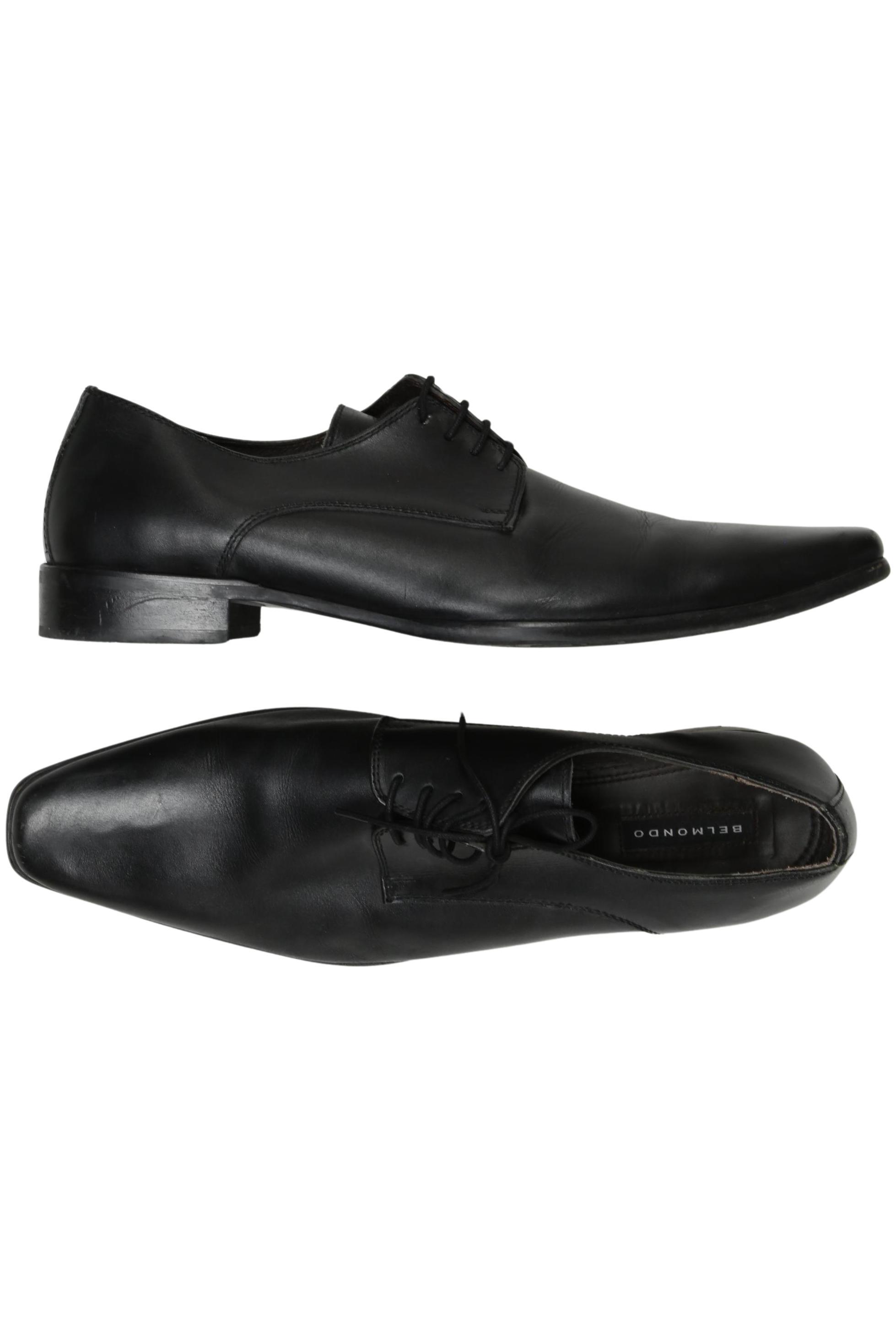 

Belmondo Herren Halbschuh, schwarz, Gr. 45