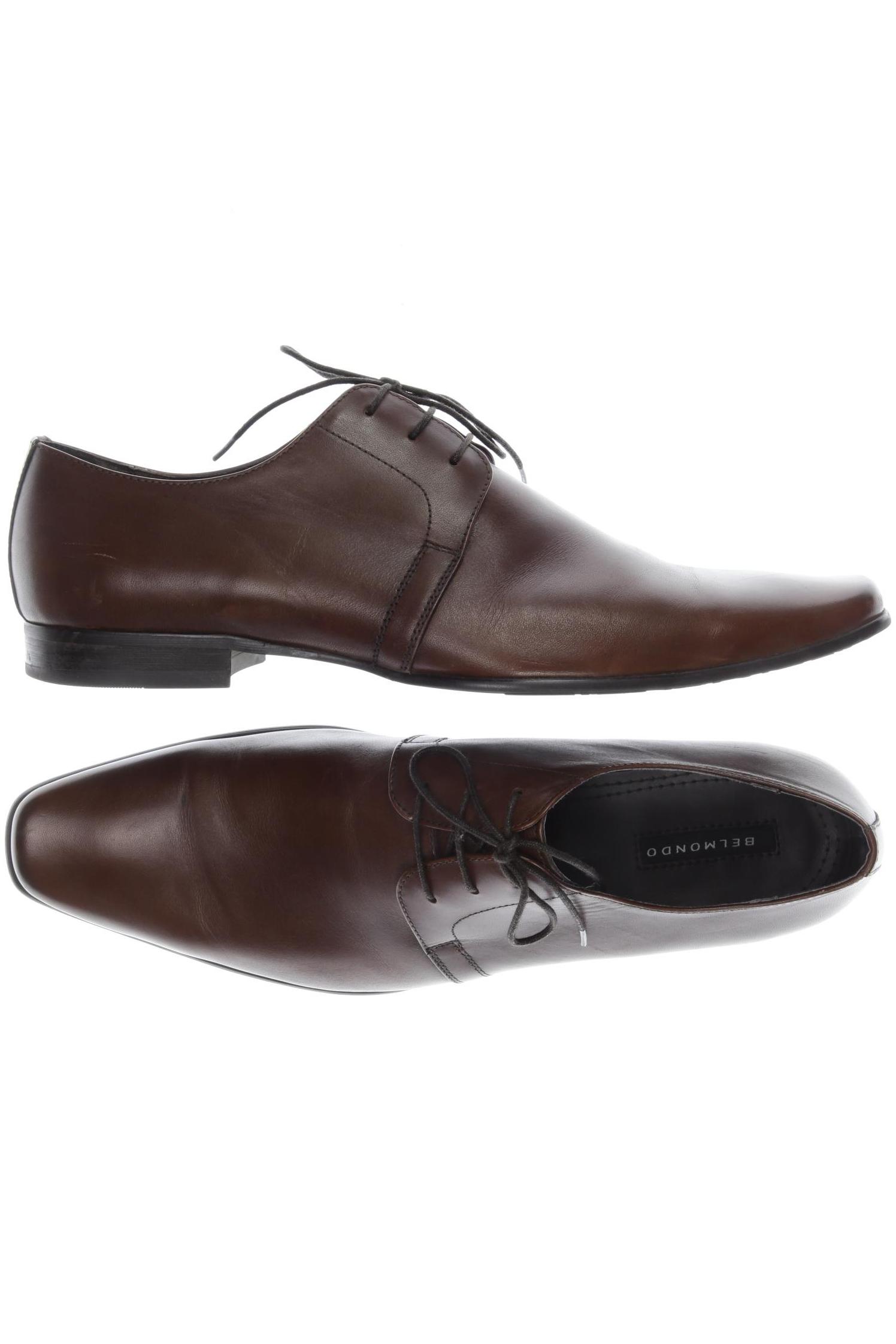 

Belmondo Herren Halbschuh, braun, Gr. 45