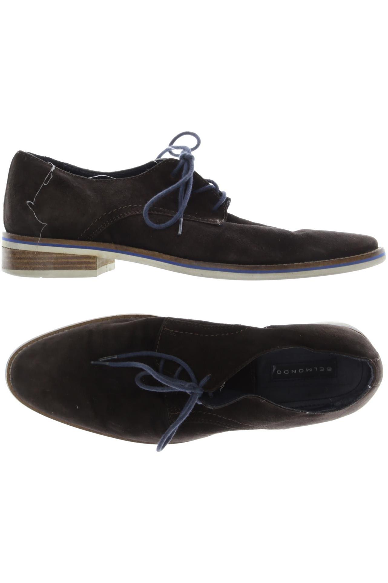 

Belmondo Herren Halbschuh, braun, Gr. 40