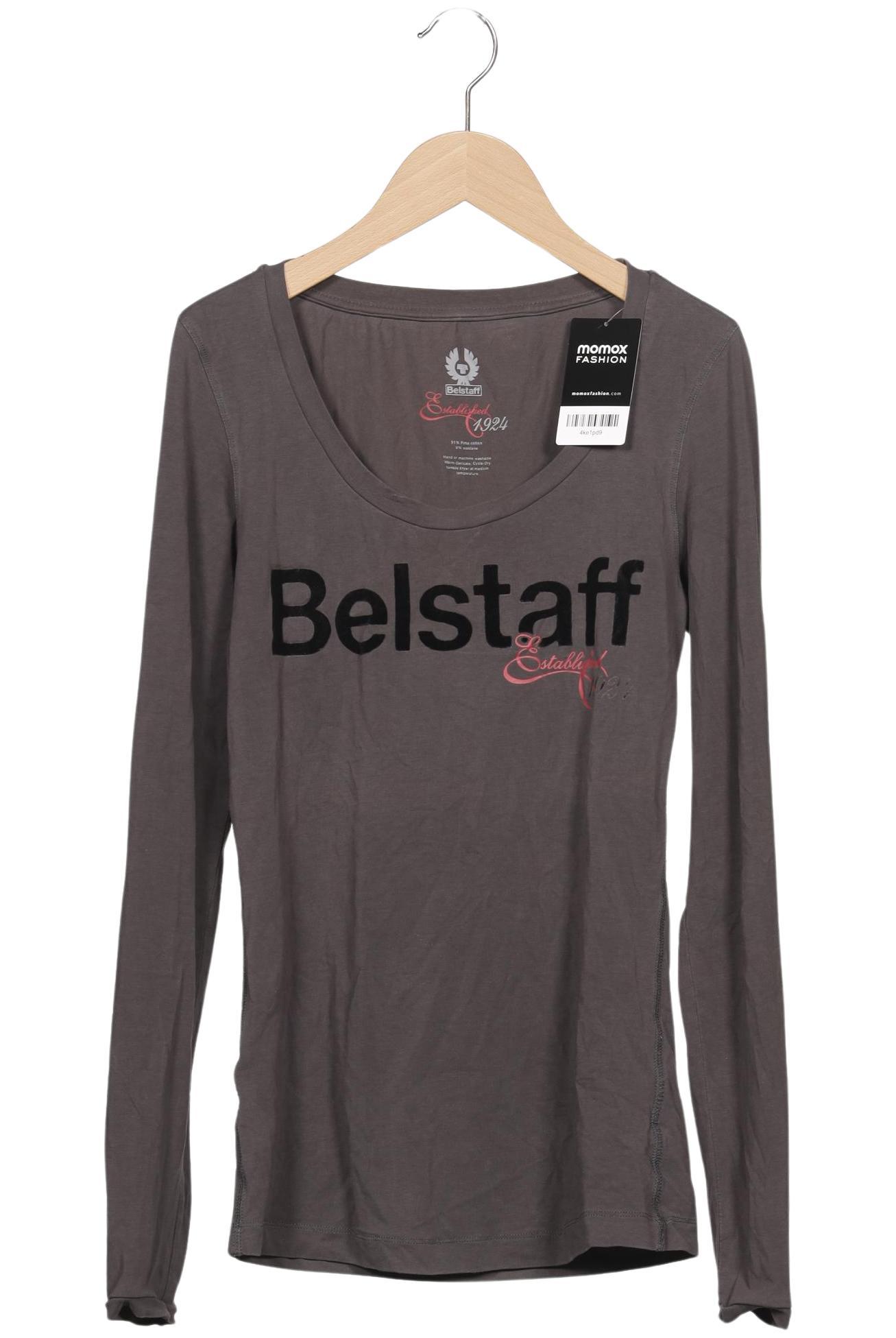

Belstaff Damen Langarmshirt, grau, Gr. 36