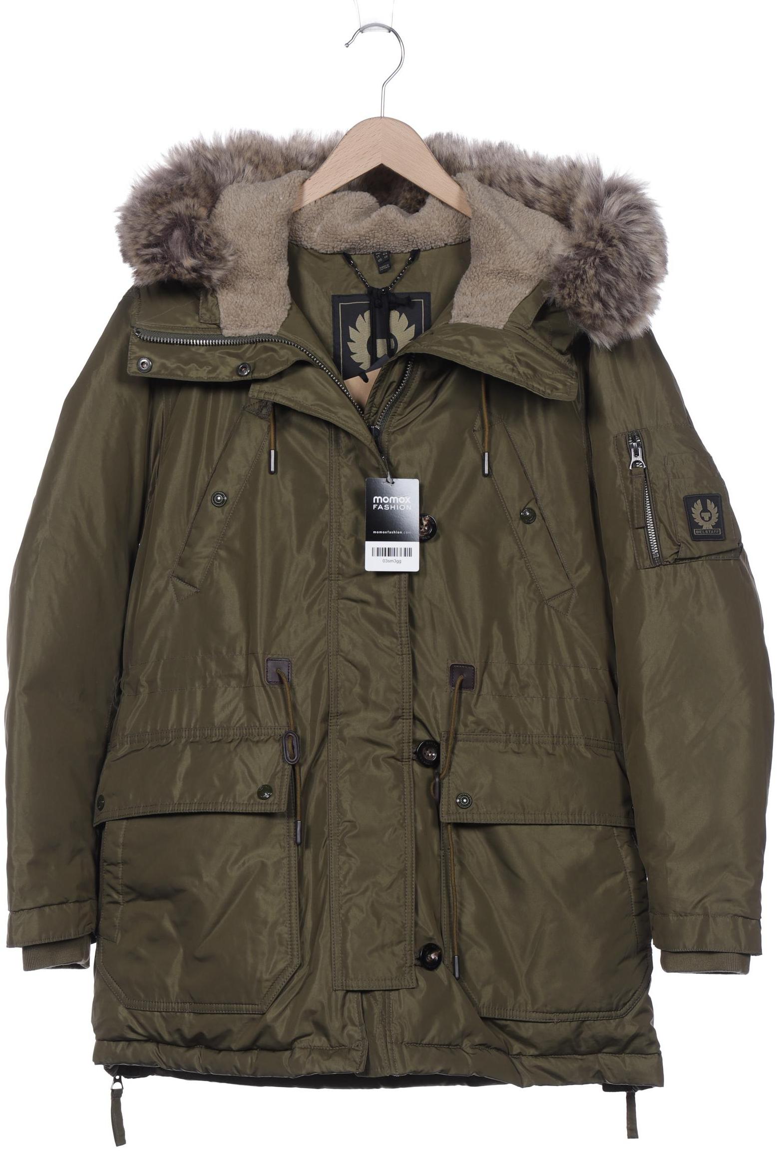 

Belstaff Damen Mantel, grün, Gr. 12