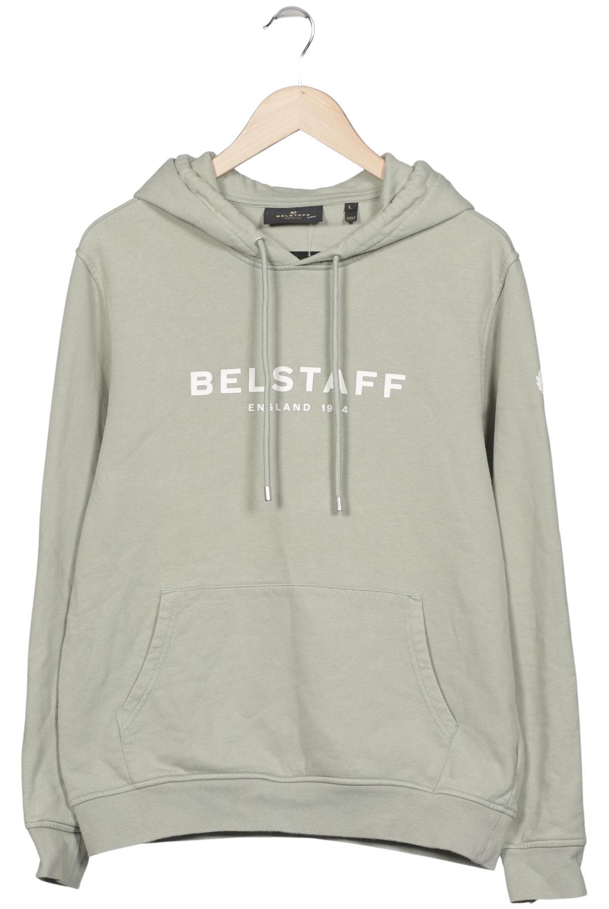 

Belstaff Herren Kapuzenpullover, hellgrün, Gr. 52