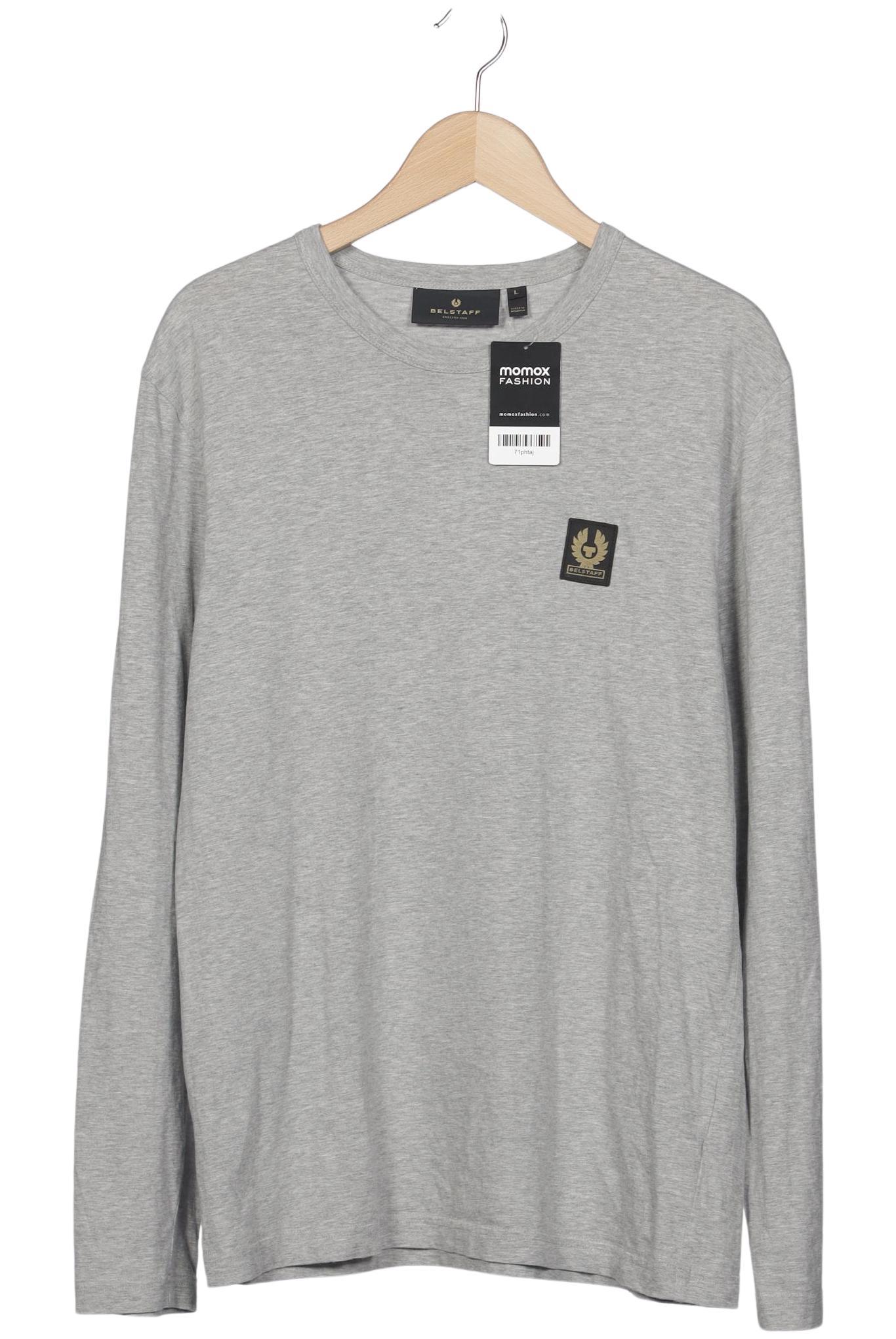 Thumbnail - Belstaff Herren Langarmshirt, grau, Gr. 52