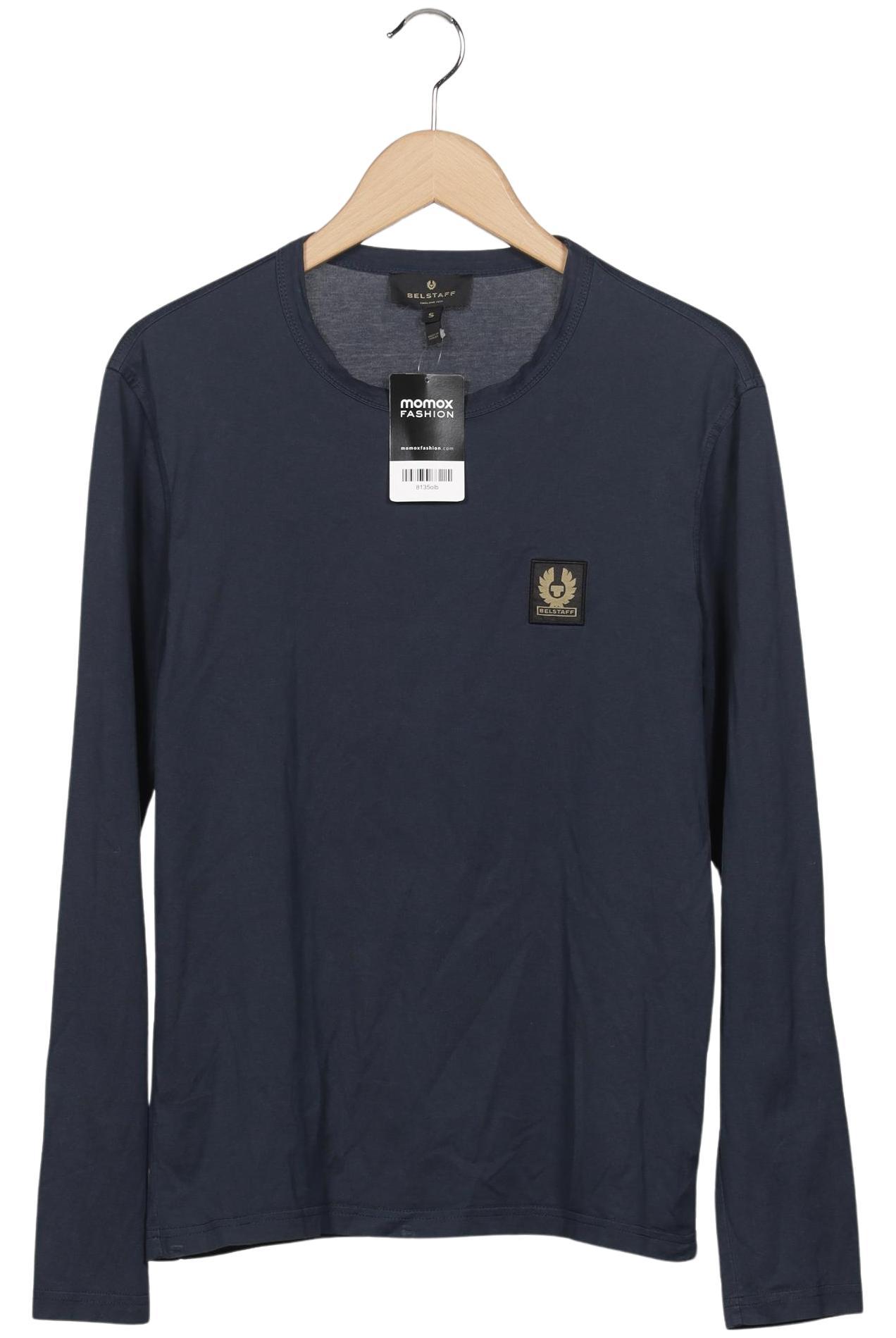 Thumbnail - Belstaff Herren Langarmshirt, marineblau, Gr. 46