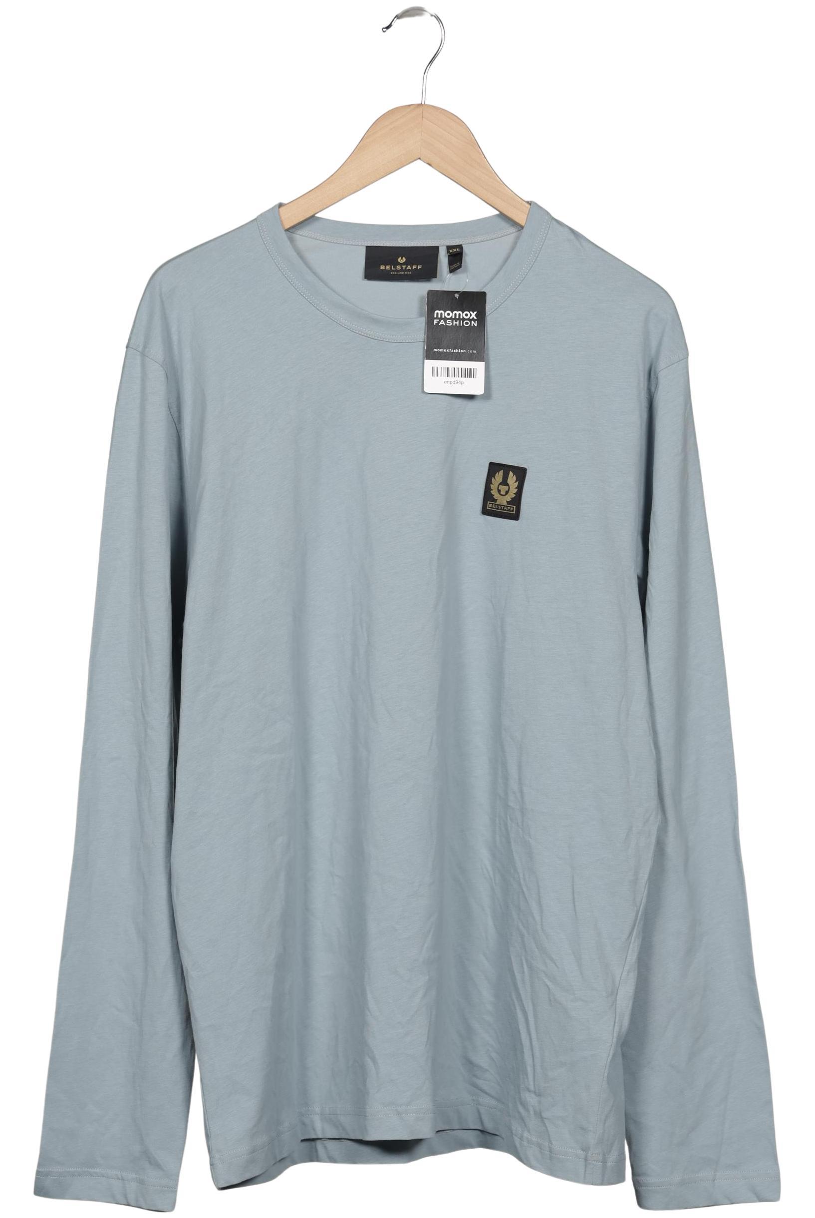

Belstaff Herren Langarmshirt, hellblau, Gr. 56