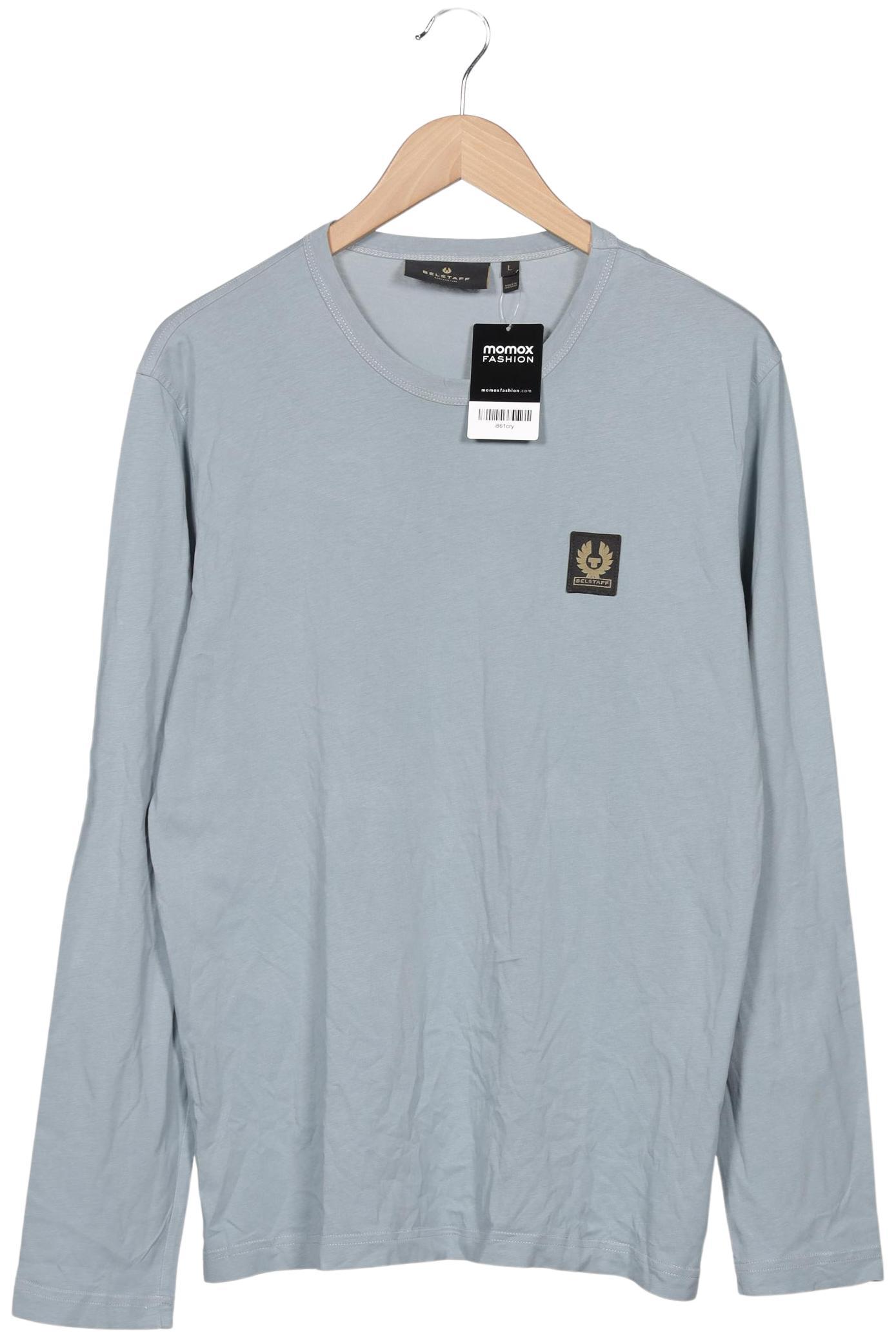 

Belstaff Herren Langarmshirt, blau, Gr. 52