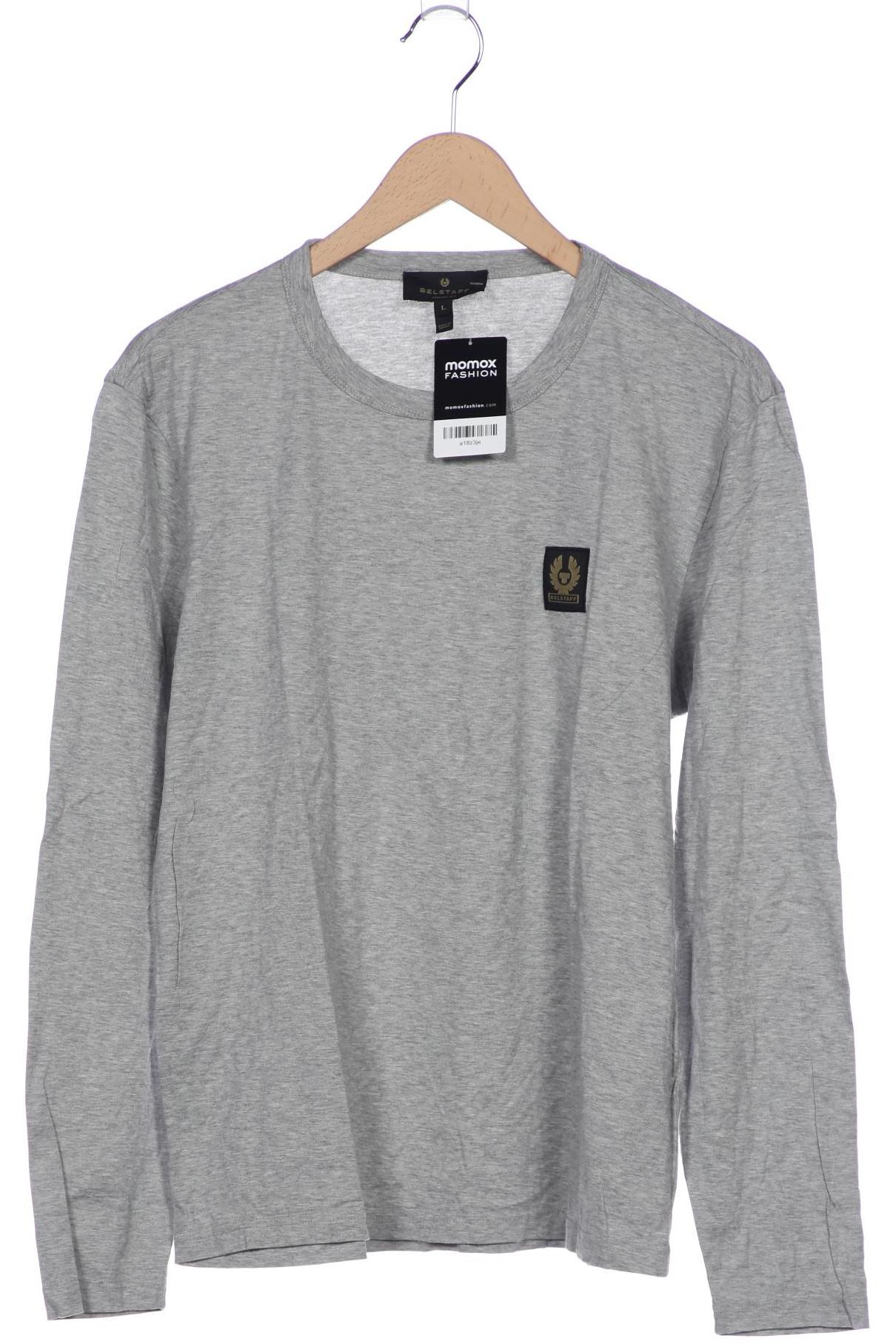 

Belstaff Herren Langarmshirt, grau, Gr. 52