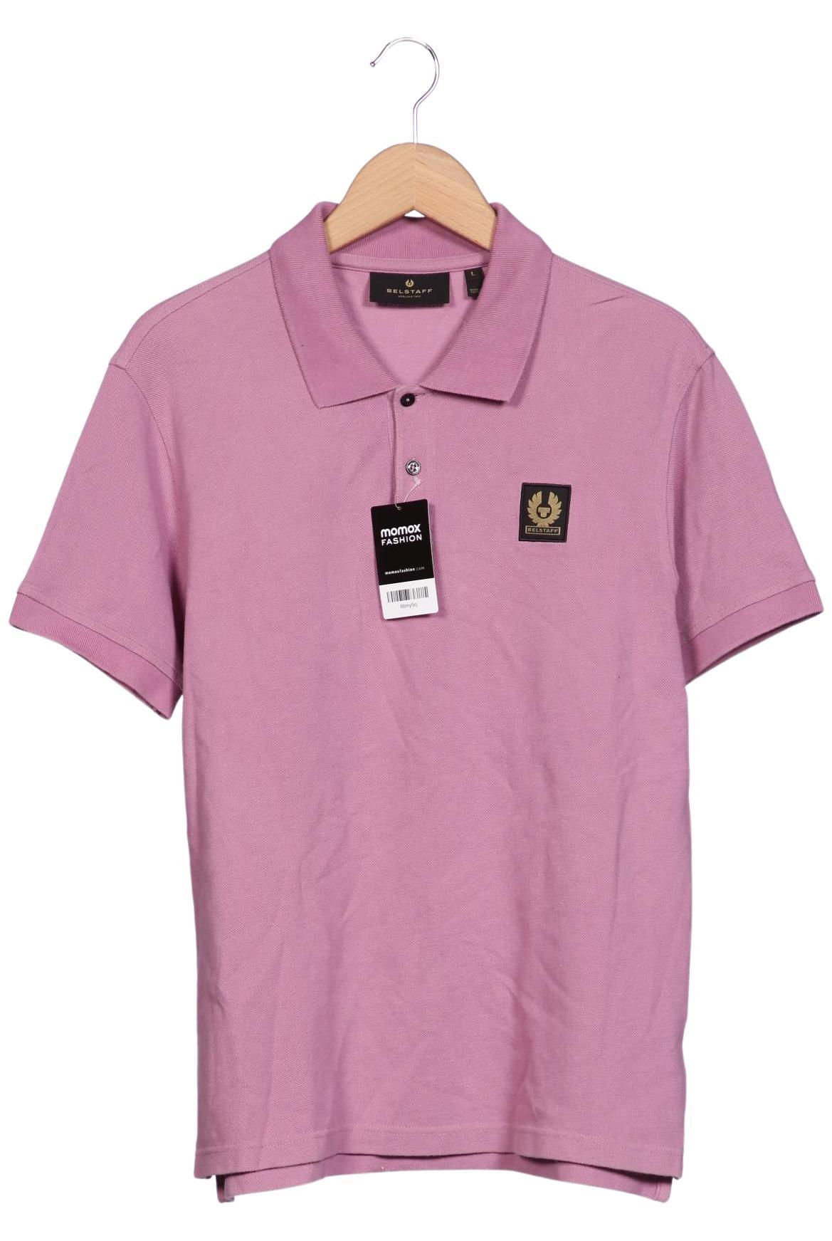 

Belstaff Herren Poloshirt, pink, Gr. 52