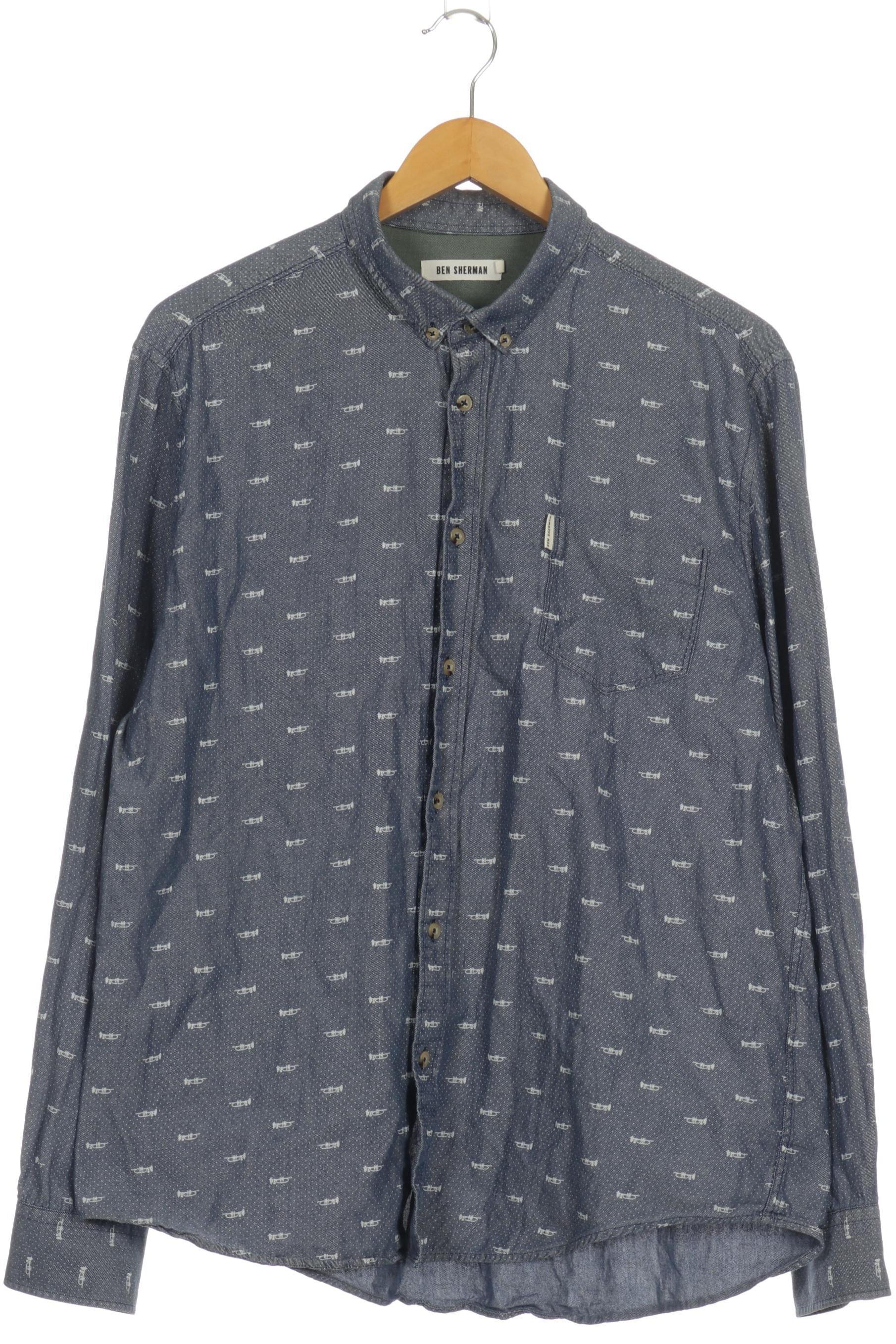 

Ben Sherman Herren Hemd, blau, Gr.