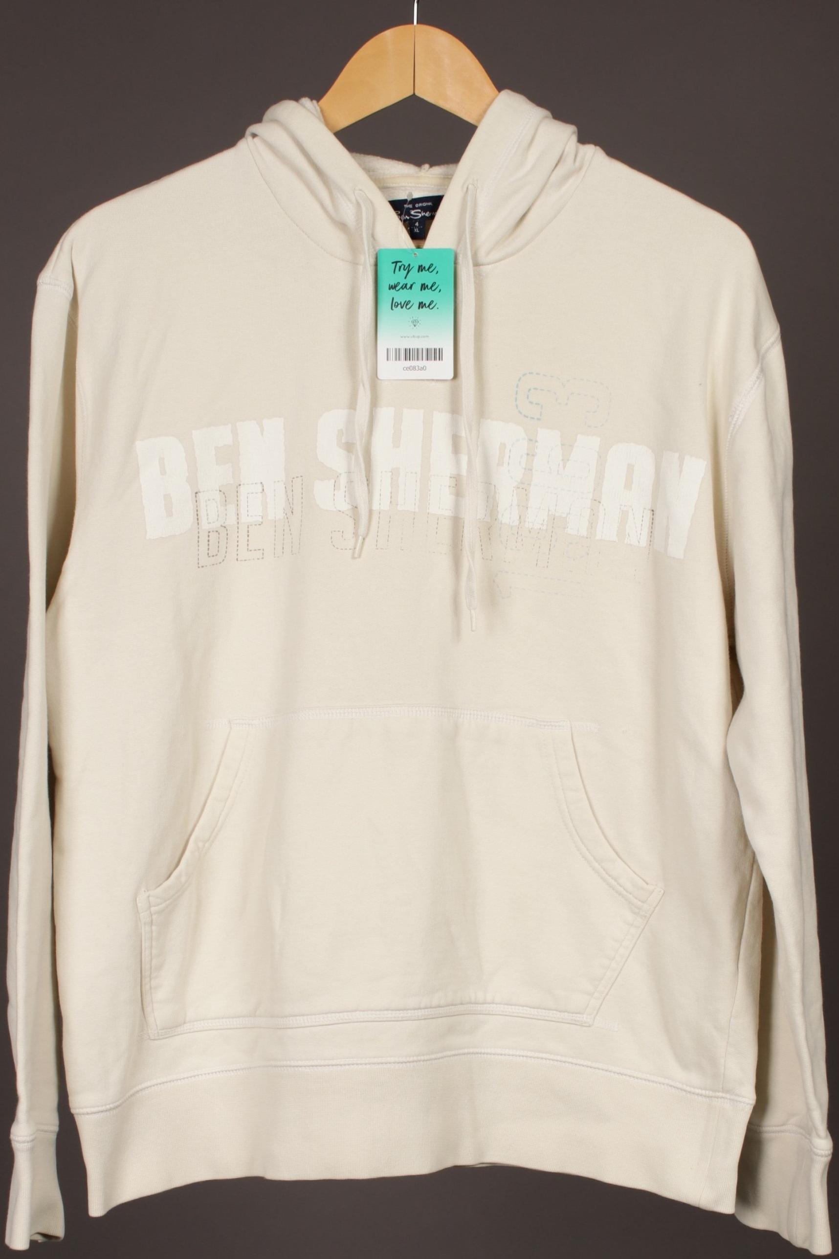 Thumbnail - Ben Sherman Herren Kapuzenpullover, beige, Gr.