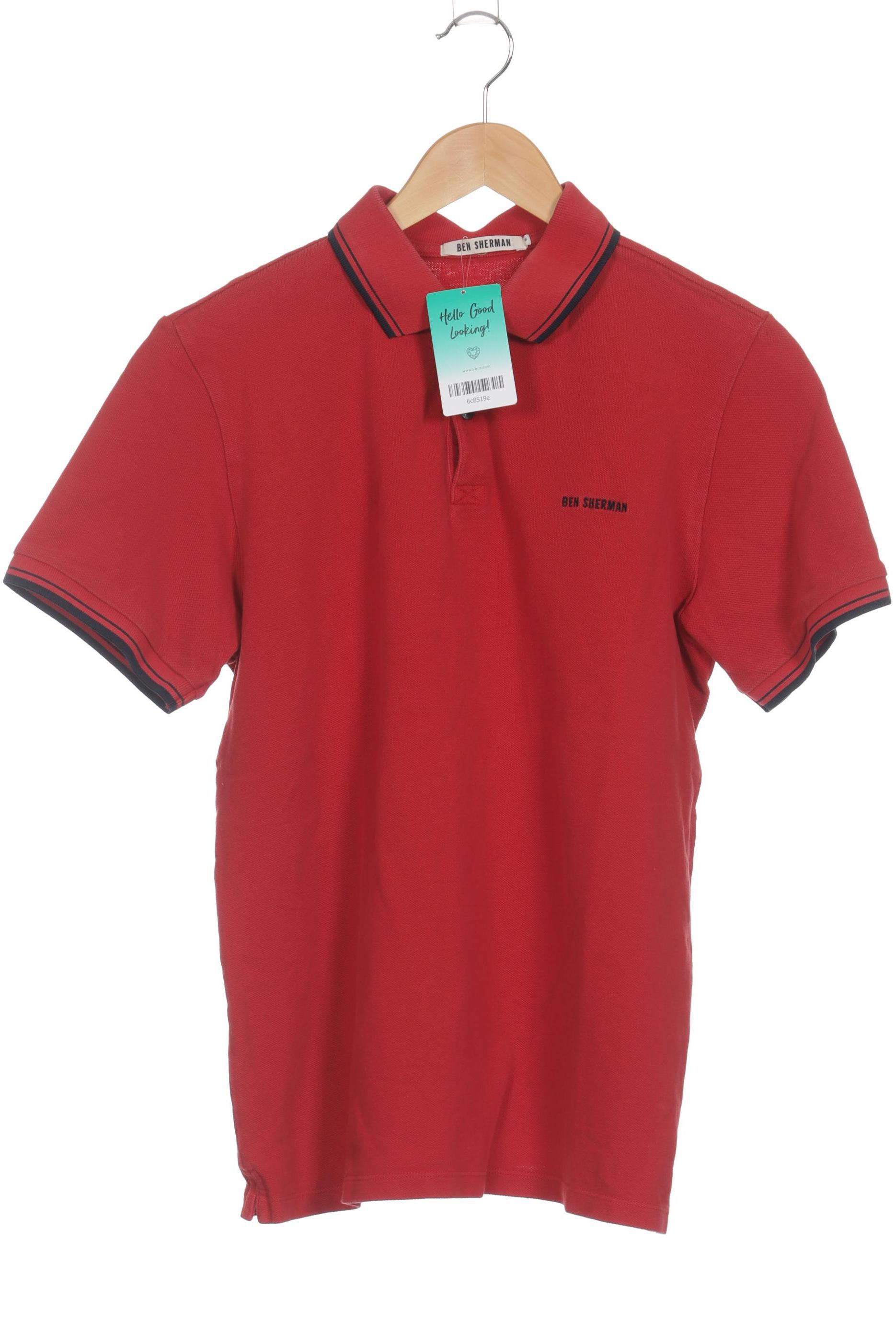 Thumbnail - Ben Sherman Herren Poloshirt, rot, Gr.