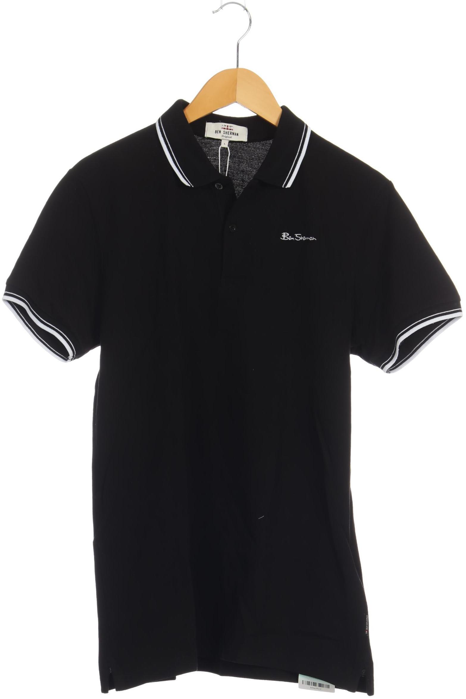 Thumbnail - Ben Sherman Herren Poloshirt, schwarz, Gr.