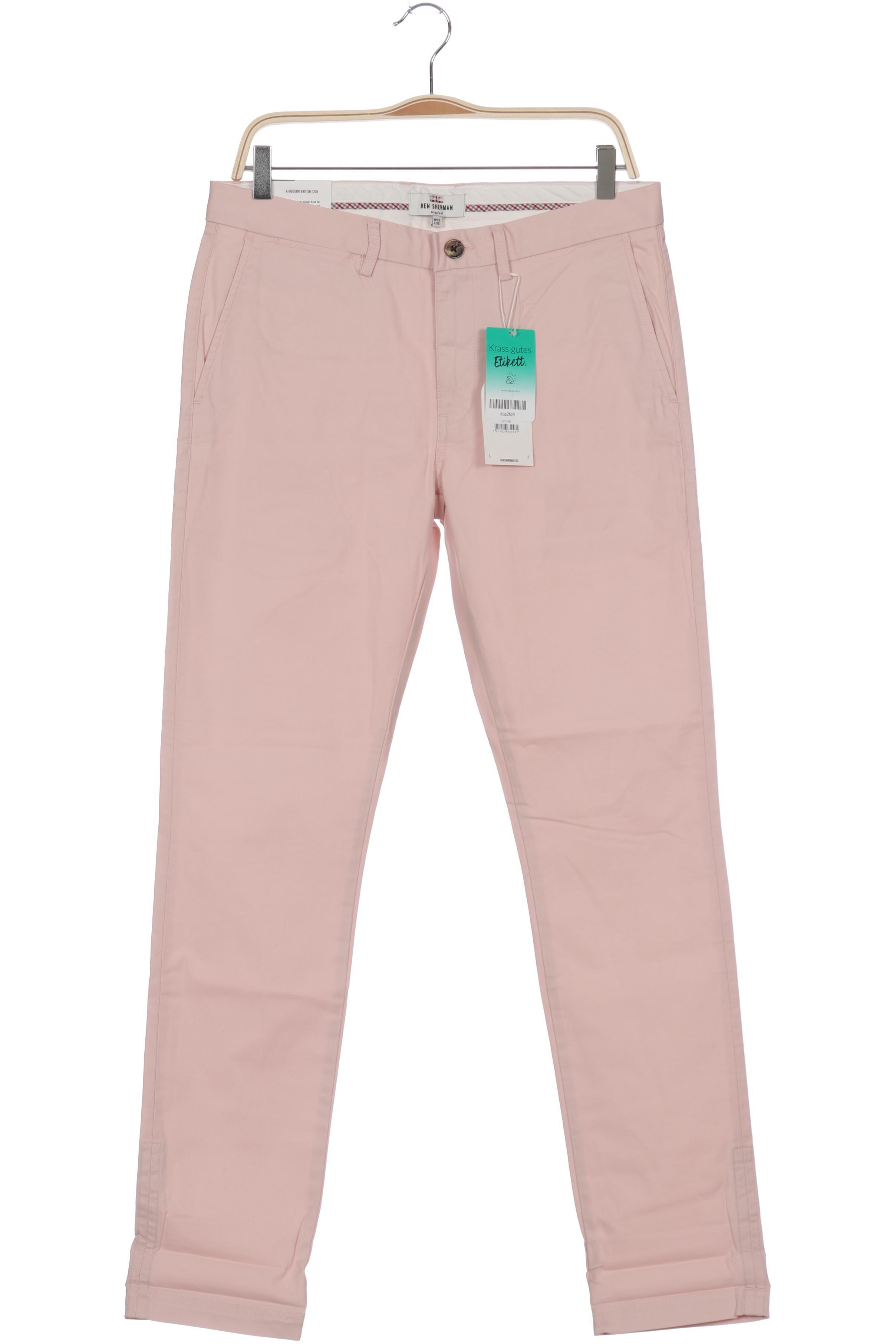 

Ben Sherman Herren Stoffhose, pink, Gr. 32