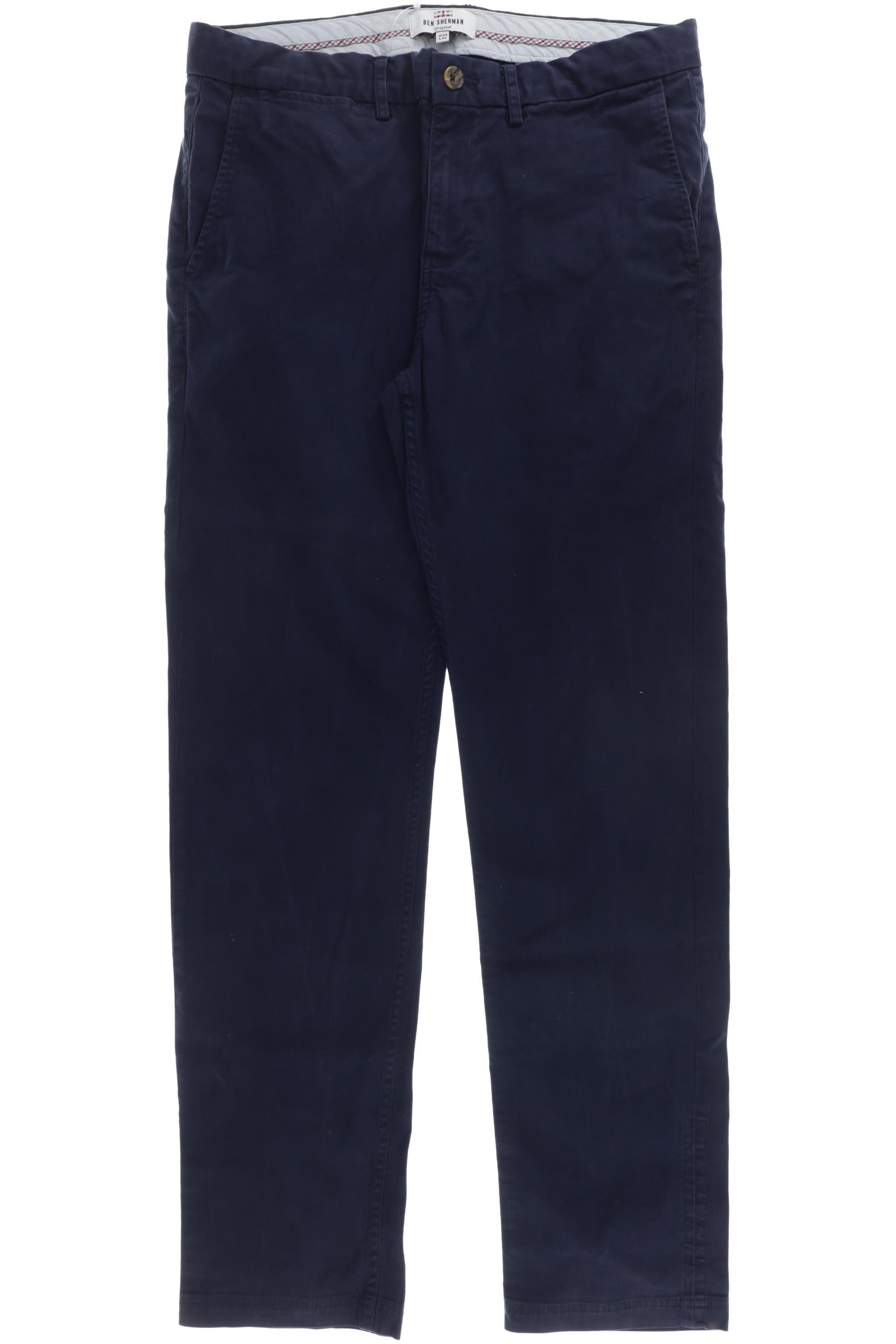 

Ben Sherman Herren Stoffhose, blau, Gr. 34