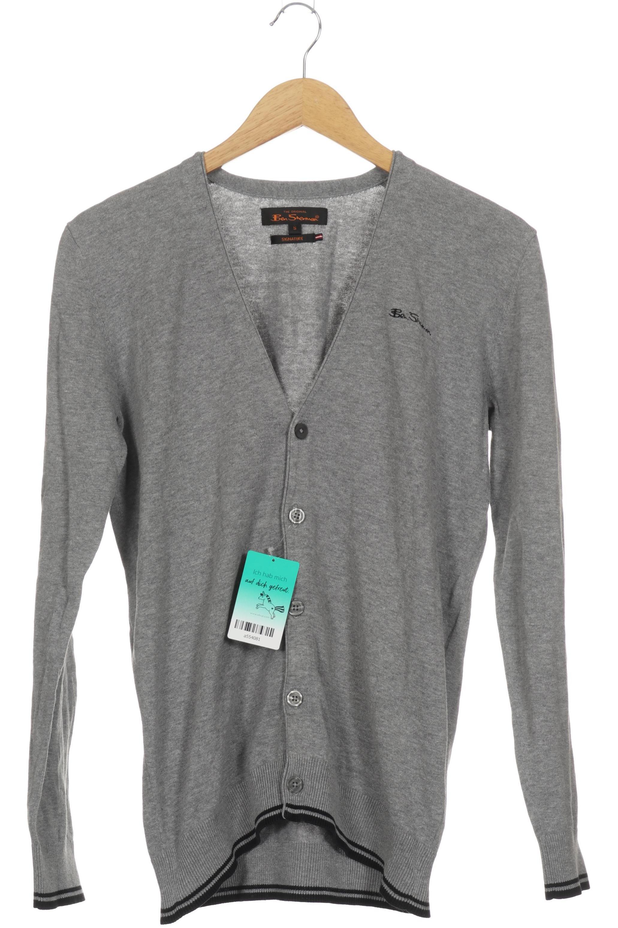 Thumbnail - Ben Sherman Herren Strickjacke, grau, Gr.