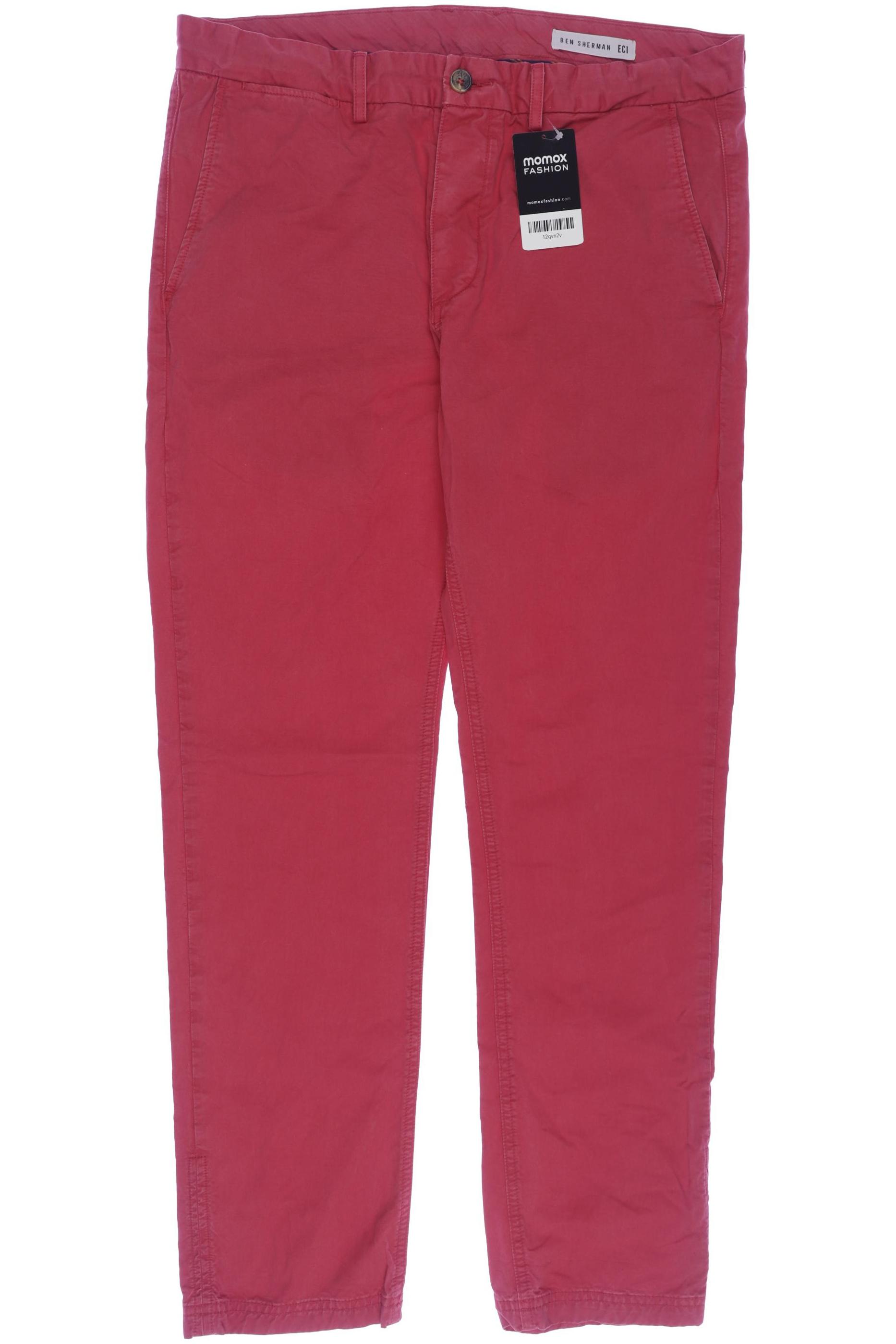 

Ben Sherman Herren Stoffhose, pink, Gr. 34