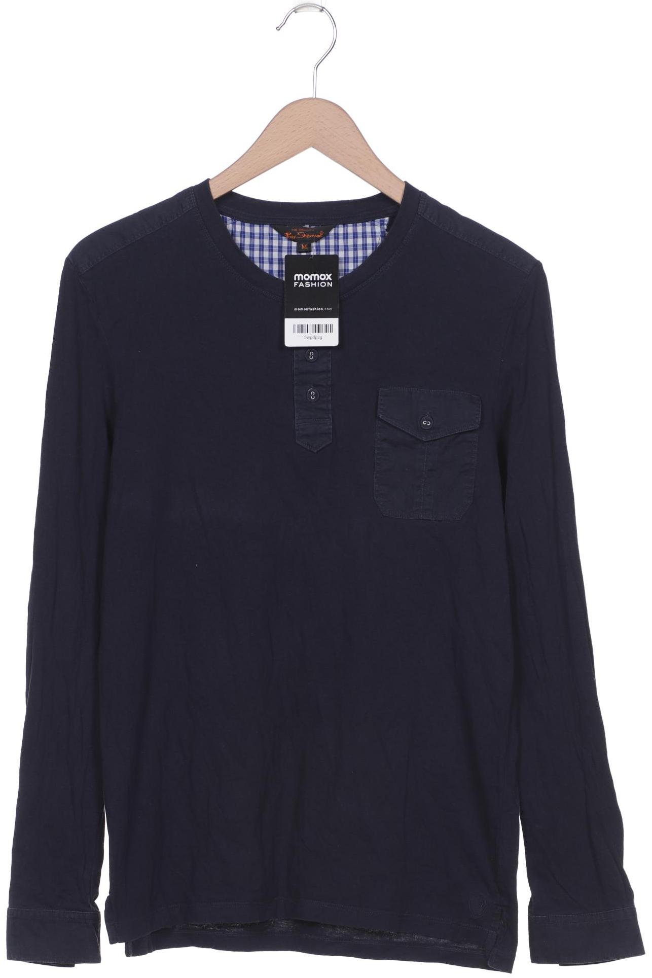 

Ben Sherman Herren Langarmshirt, marineblau