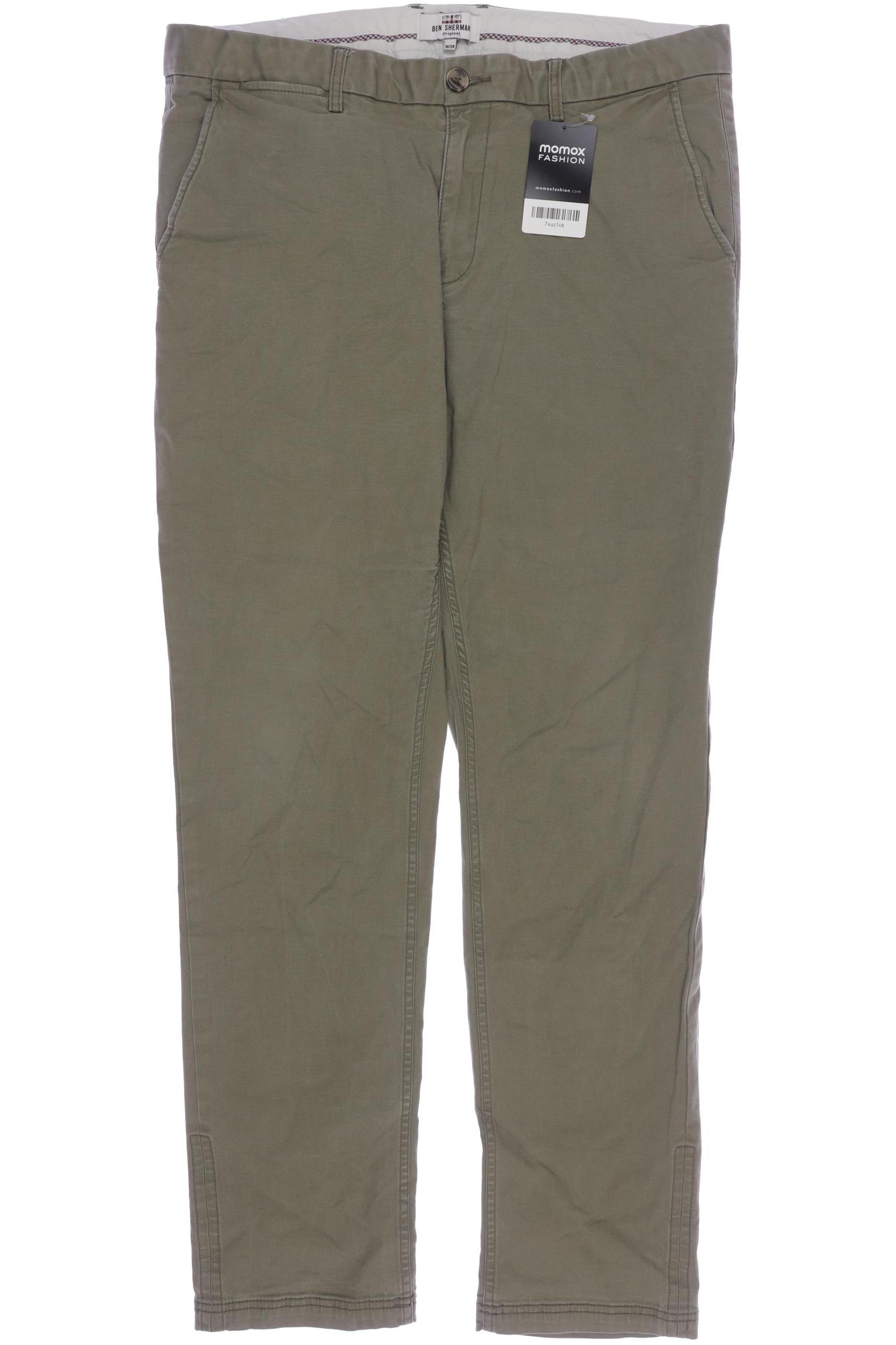 

Ben Sherman Herren Stoffhose, grün, Gr. 34