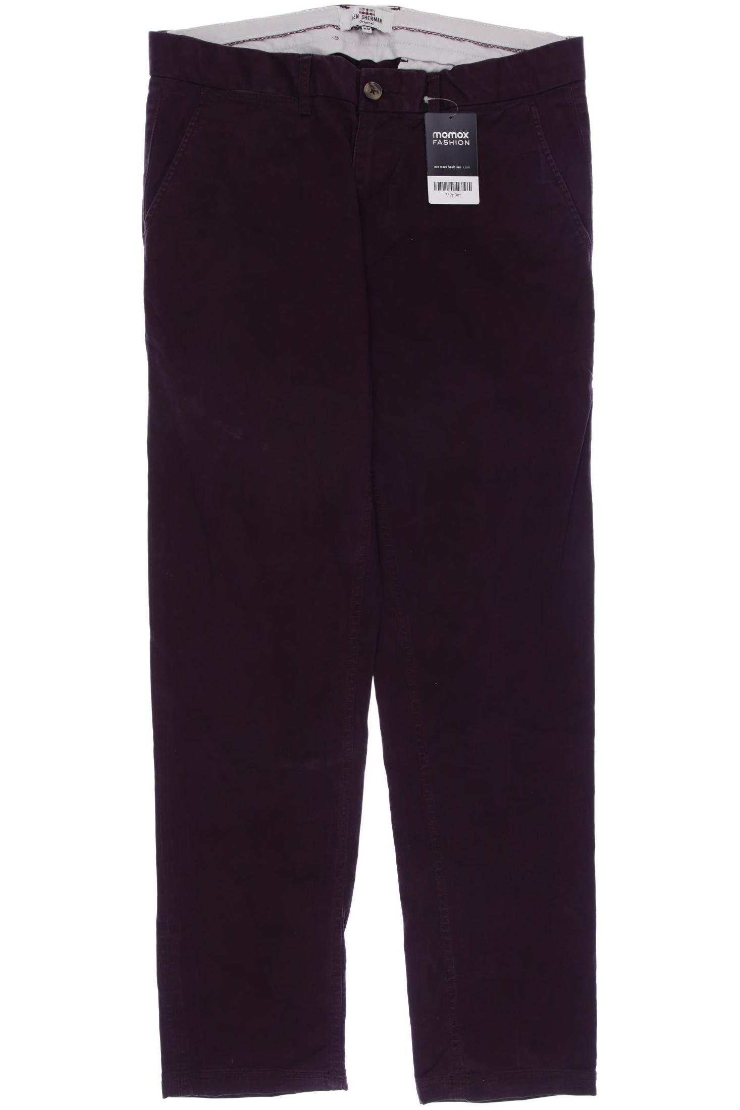 

Ben Sherman Herren Stoffhose, bordeaux
