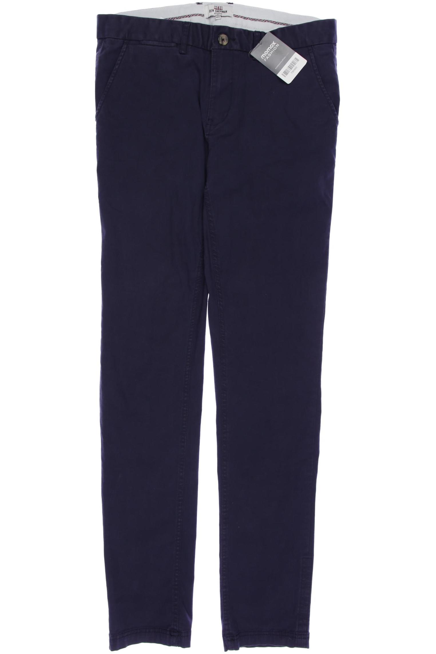 

Ben Sherman Herren Stoffhose, marineblau, Gr. 31