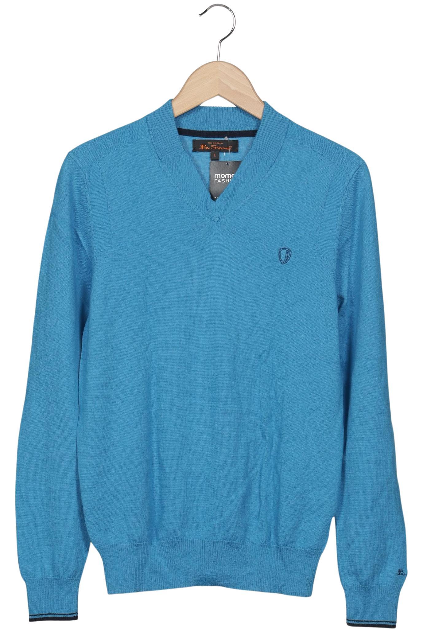 Thumbnail - Ben Sherman Herren Pullover, hellblau, Gr. 52