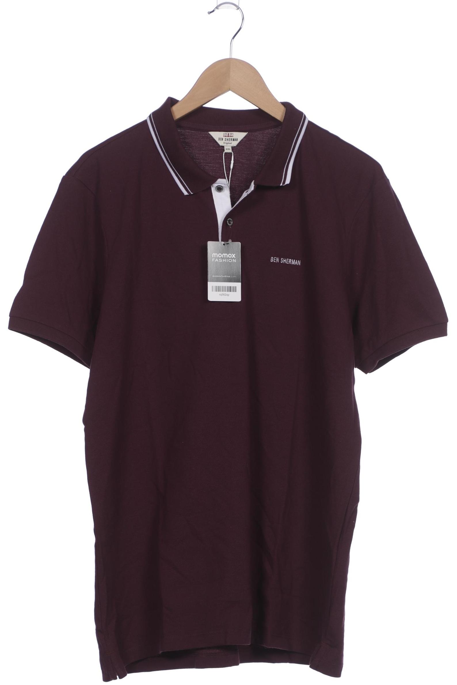 

Ben Sherman Herren Poloshirt, bordeaux, Gr. 56