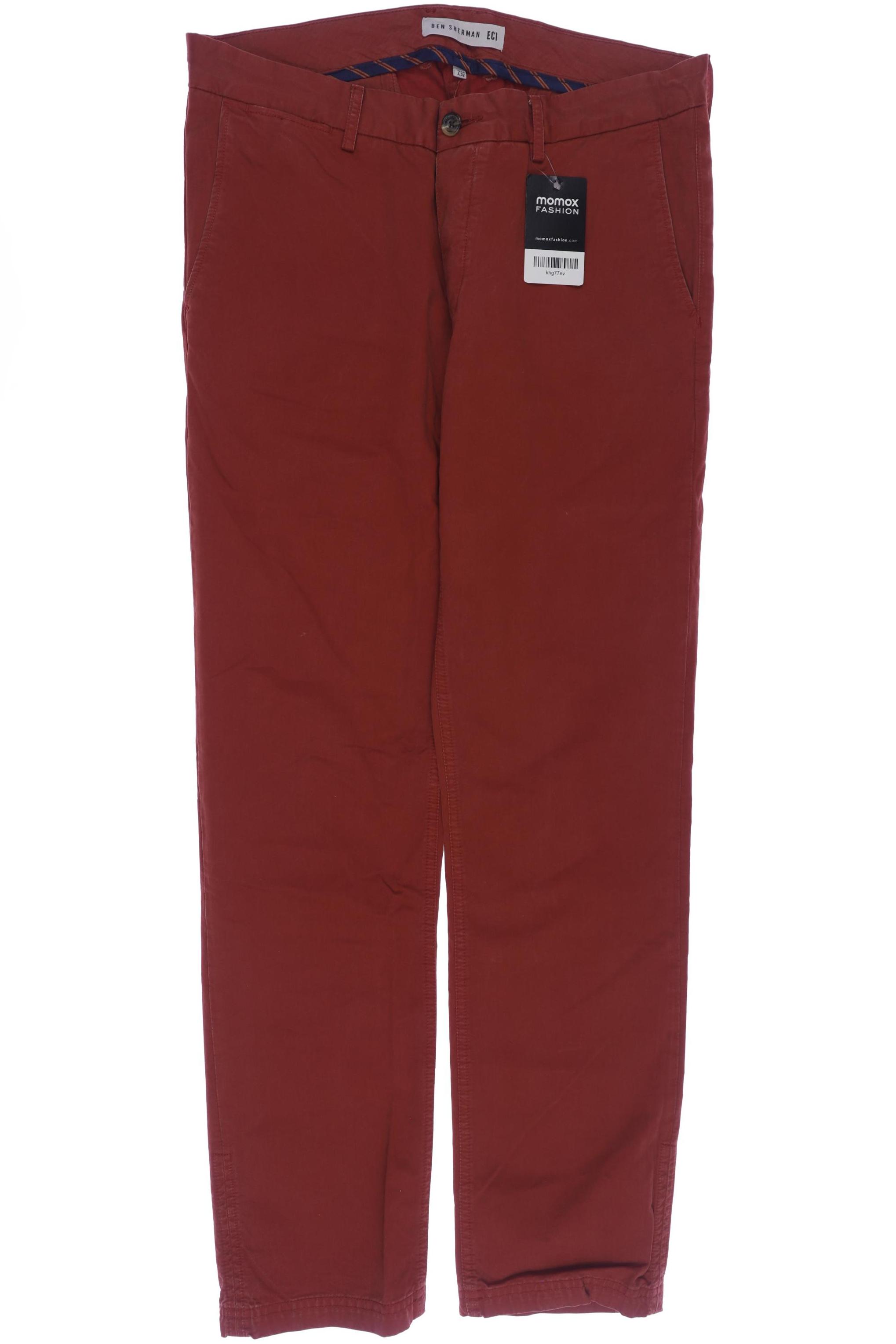 

Ben Sherman Herren Stoffhose, rot, Gr. 33