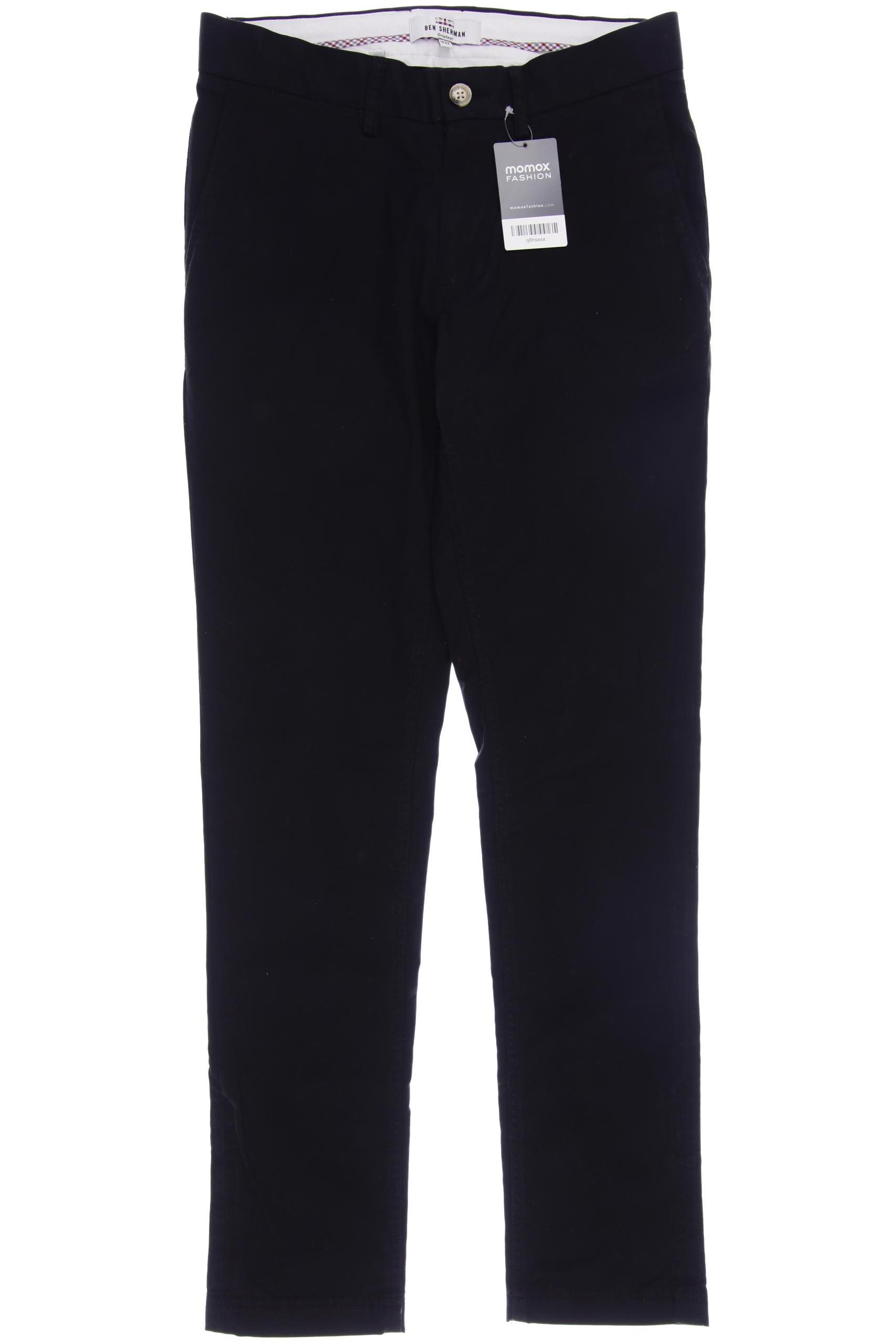 

Ben Sherman Herren Stoffhose, schwarz