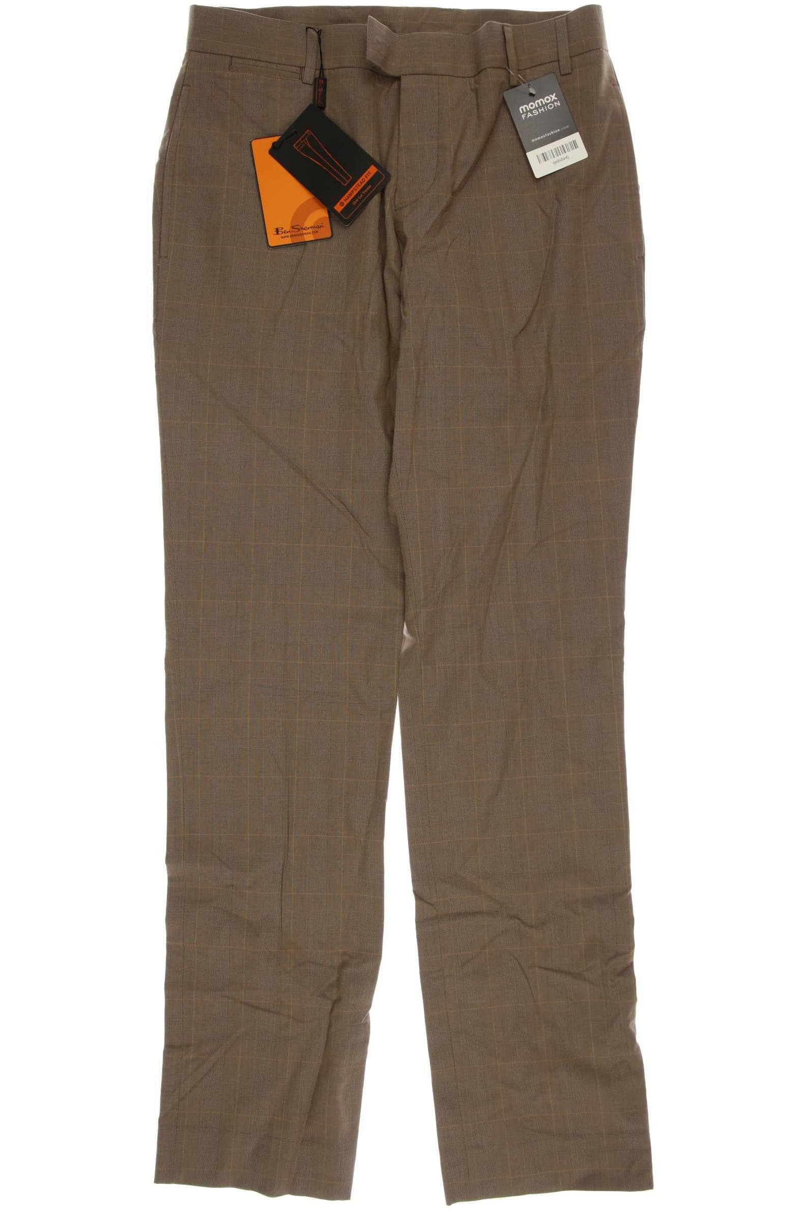 

Ben Sherman Herren Stoffhose, braun, Gr. 30