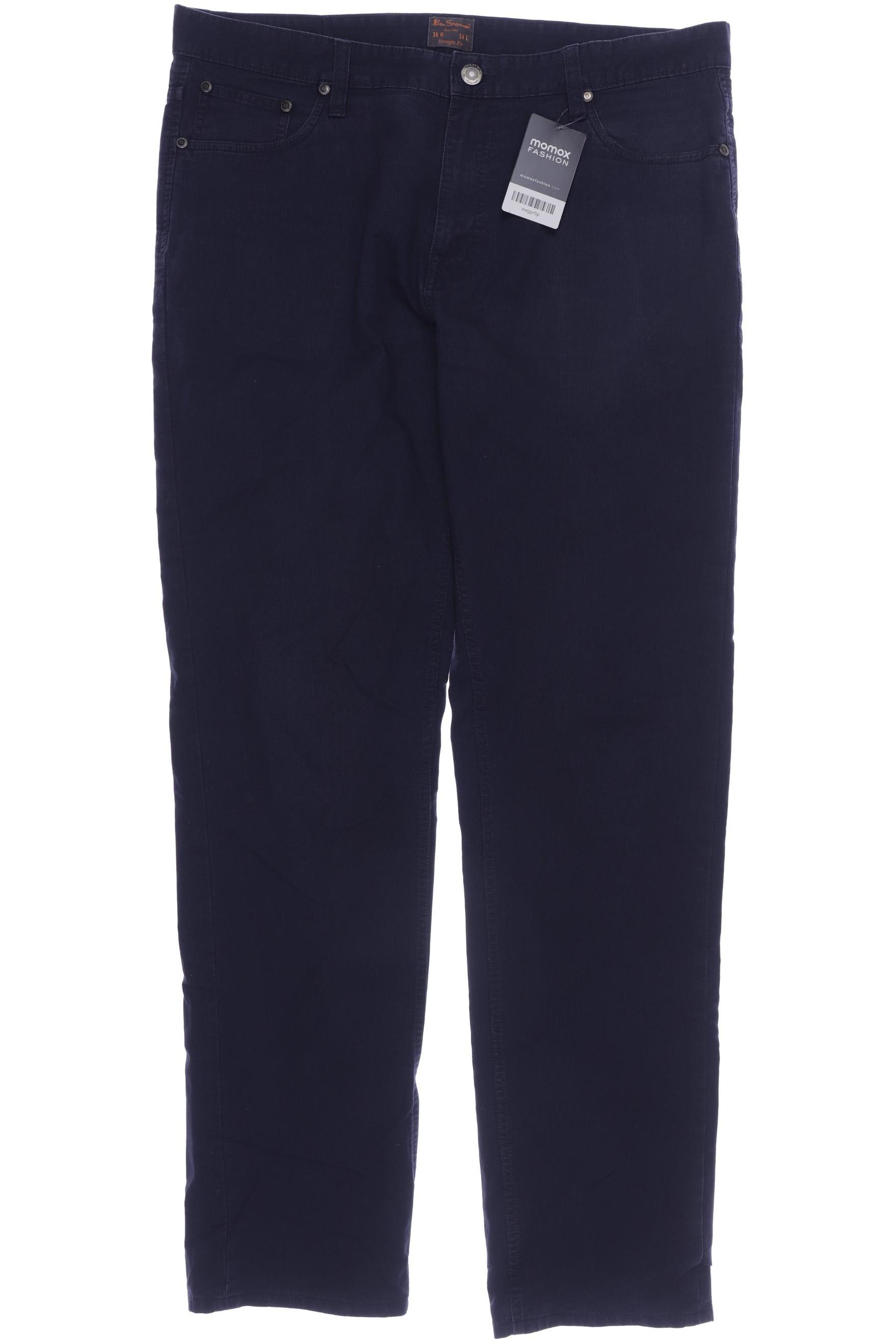 

Ben Sherman Herren Stoffhose, marineblau, Gr. 36