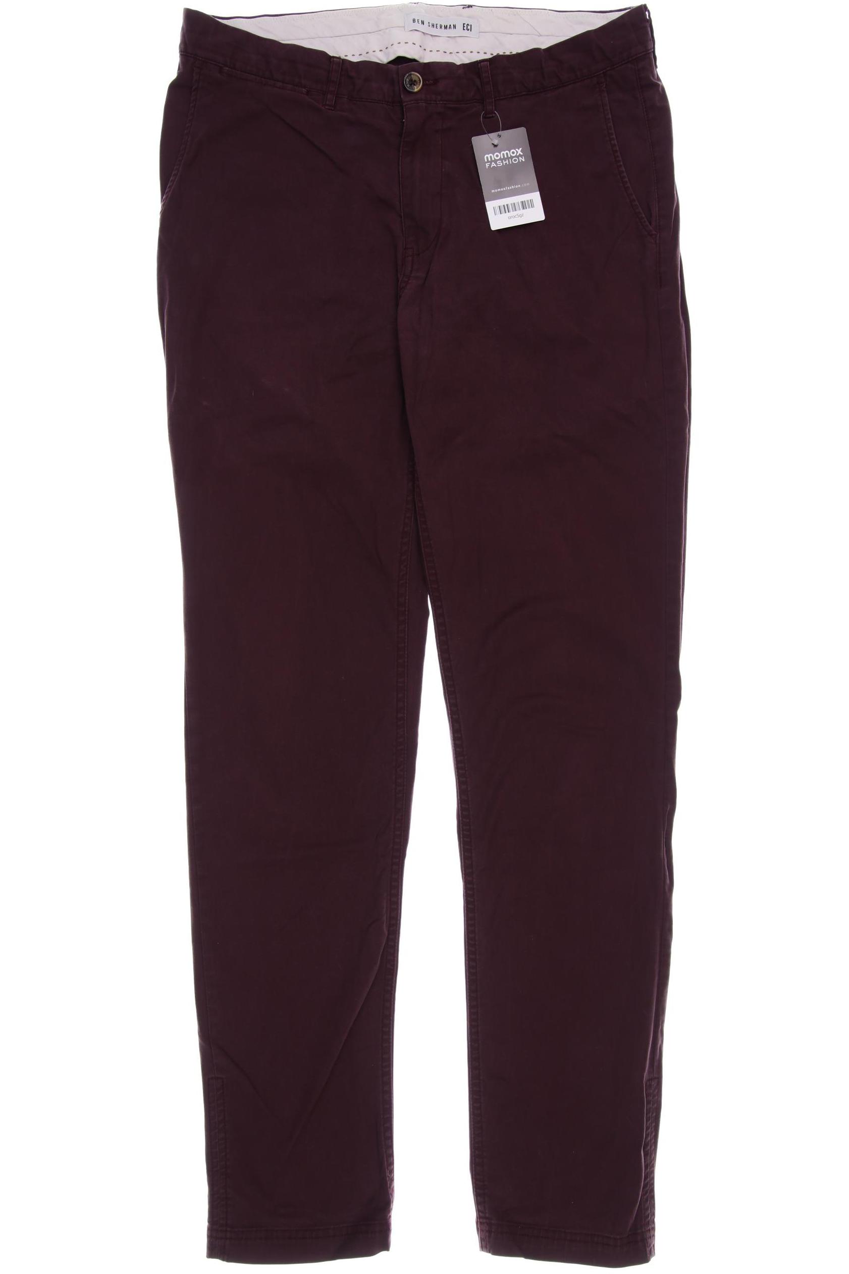 

Ben Sherman Herren Stoffhose, bordeaux