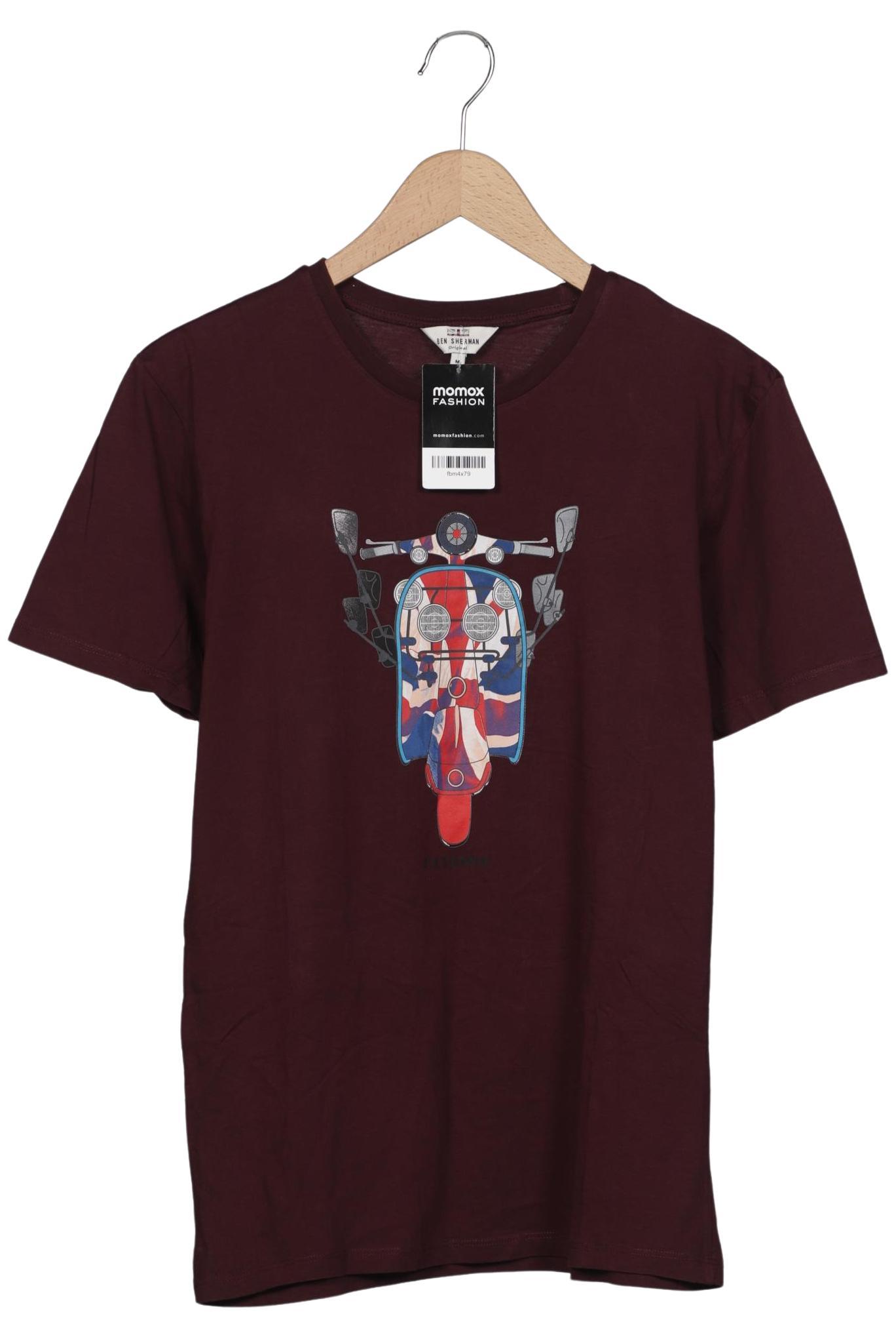Thumbnail - Ben Sherman Herren T-Shirt, bordeaux, Gr. 48