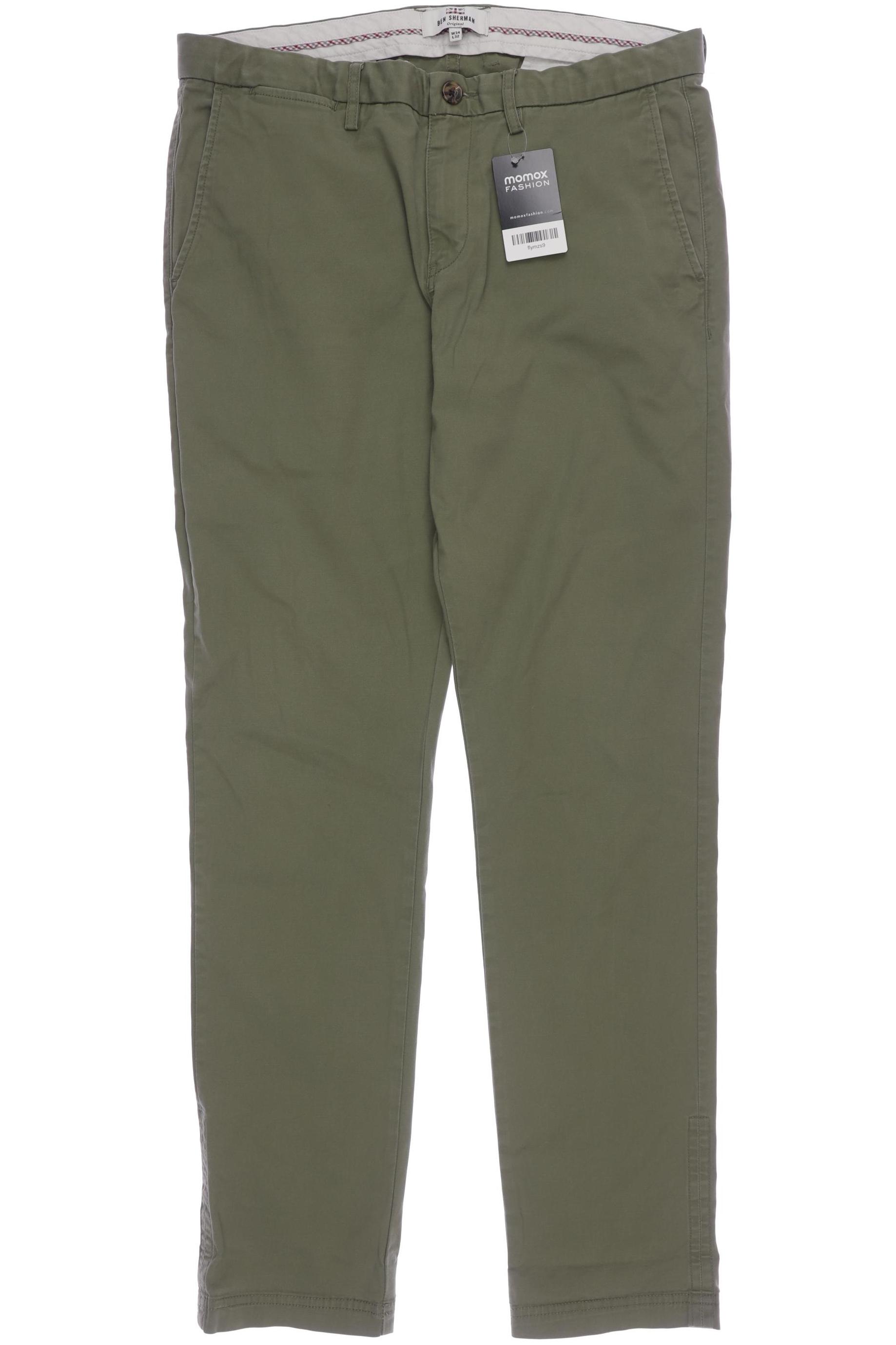 

Ben Sherman Herren Stoffhose, grün, Gr. 34