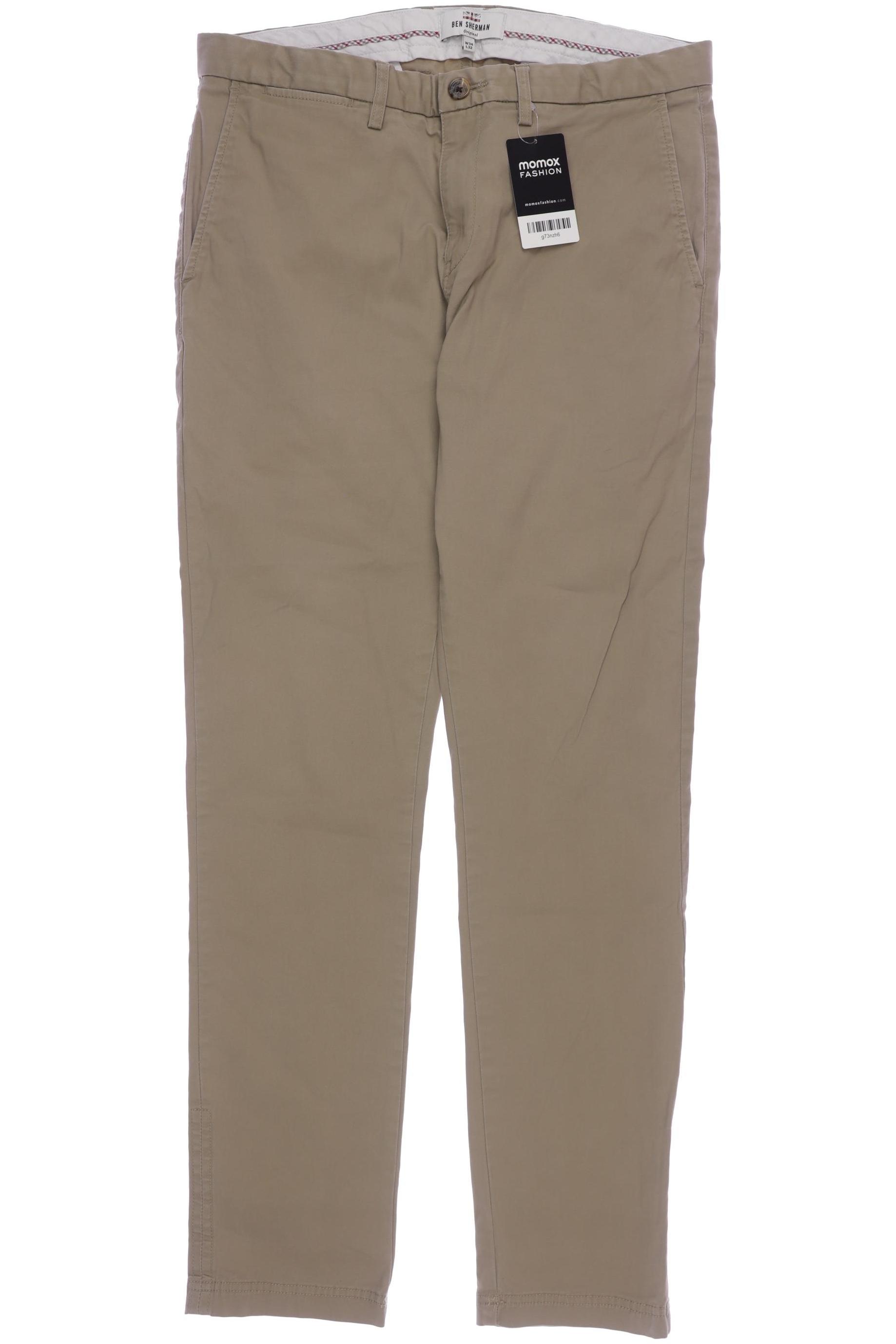 

Ben Sherman Herren Stoffhose, beige, Gr. 34