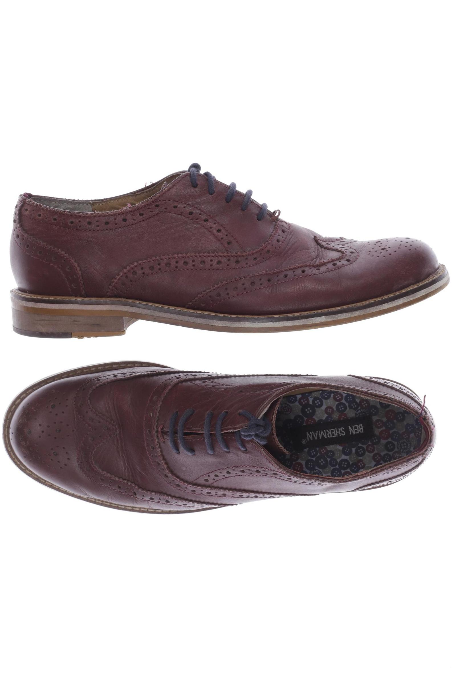 

Ben Sherman Herren Halbschuh, bordeaux, Gr. 42
