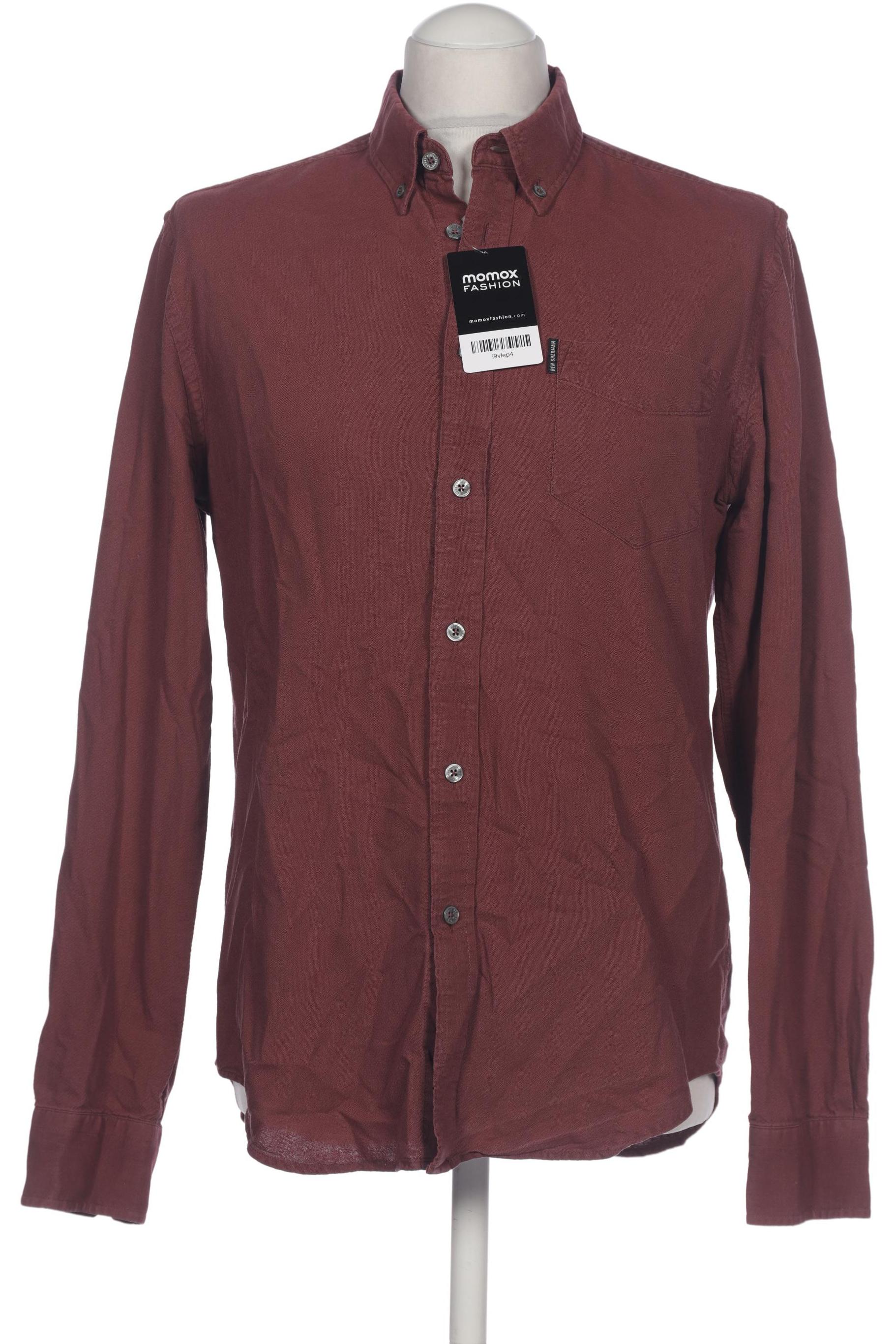 

Ben Sherman Herren Hemd, bordeaux