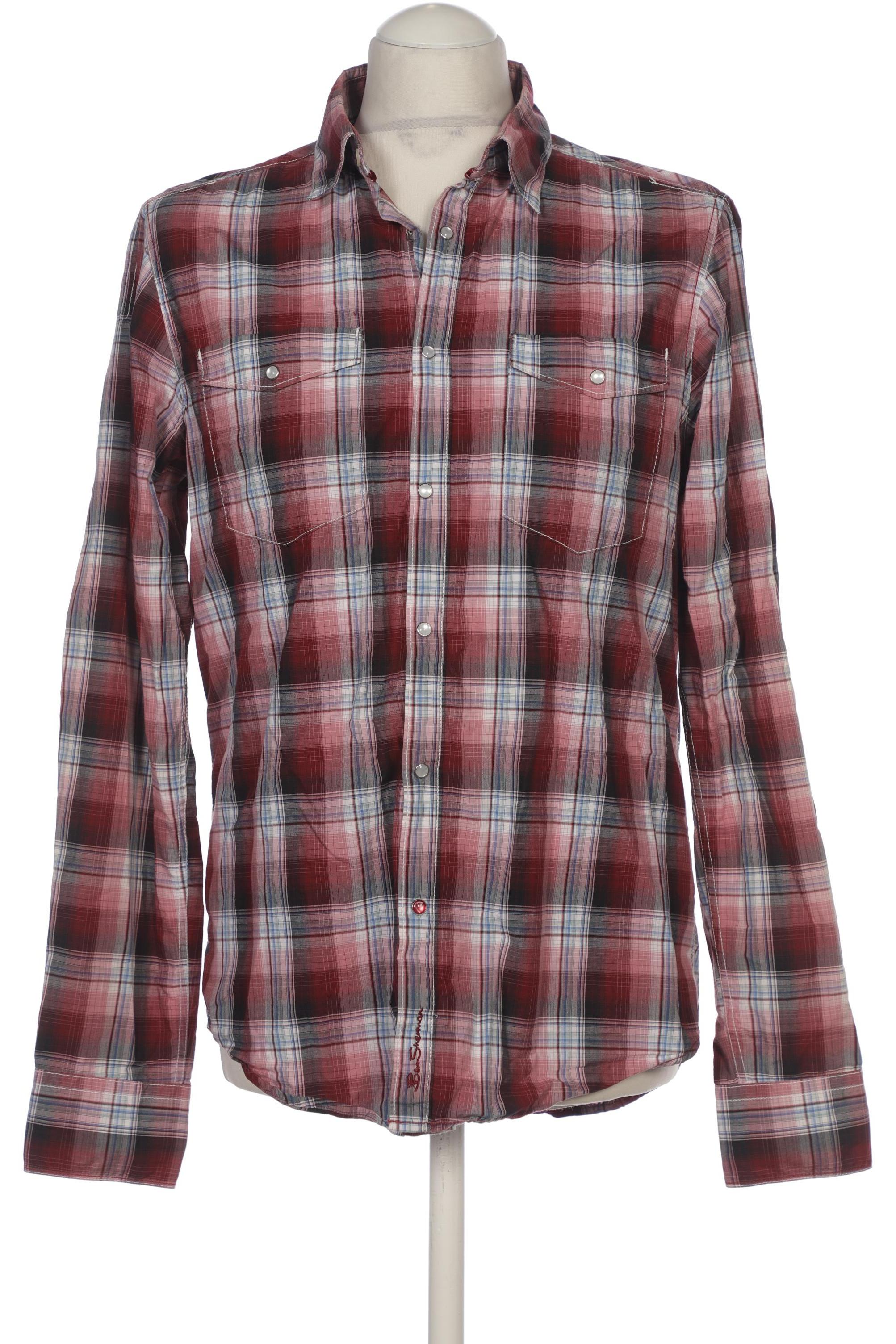 

Ben Sherman Herren Hemd, bordeaux, Gr. 48