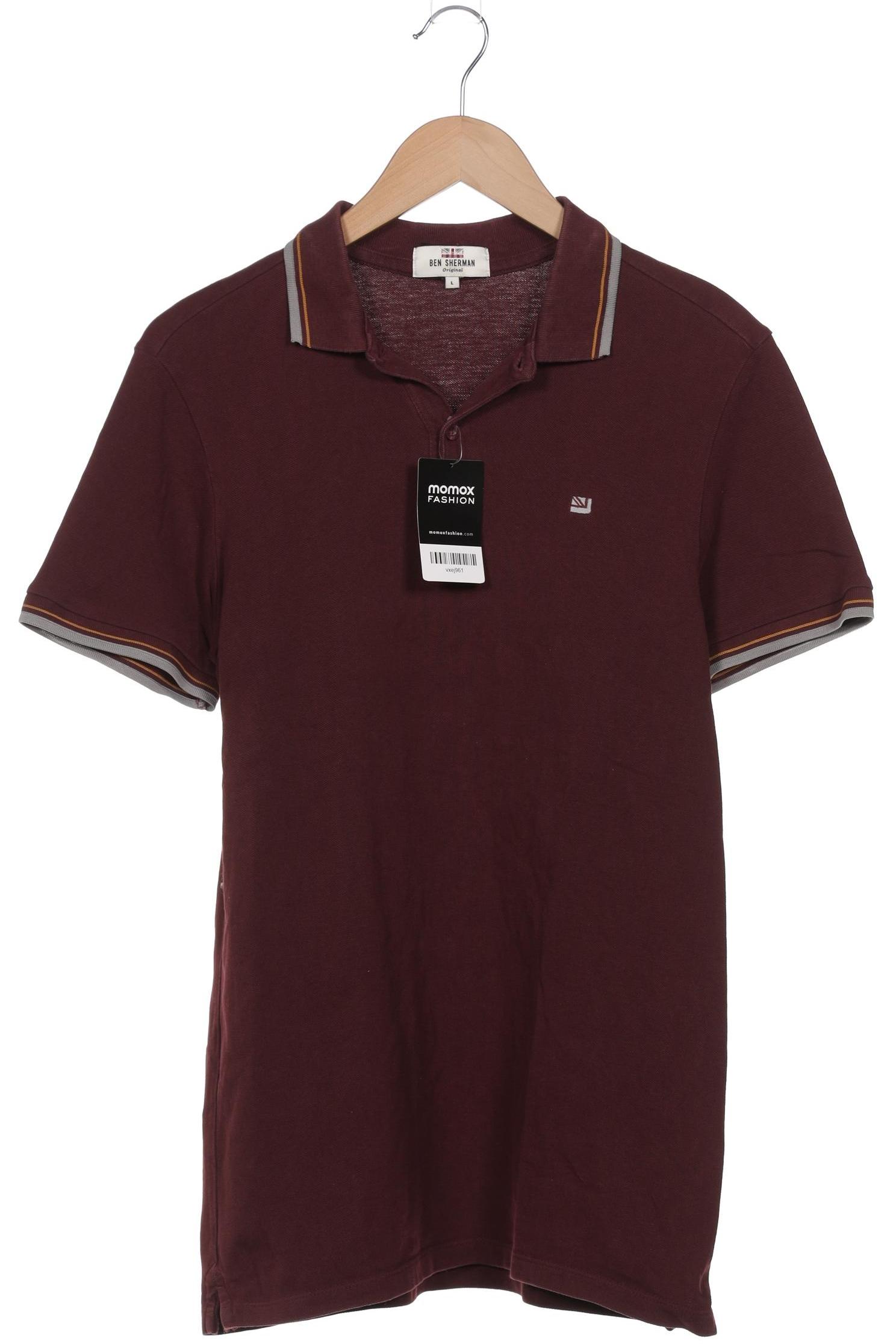 Thumbnail - Ben Sherman Herren Poloshirt, bordeaux, Gr. 52