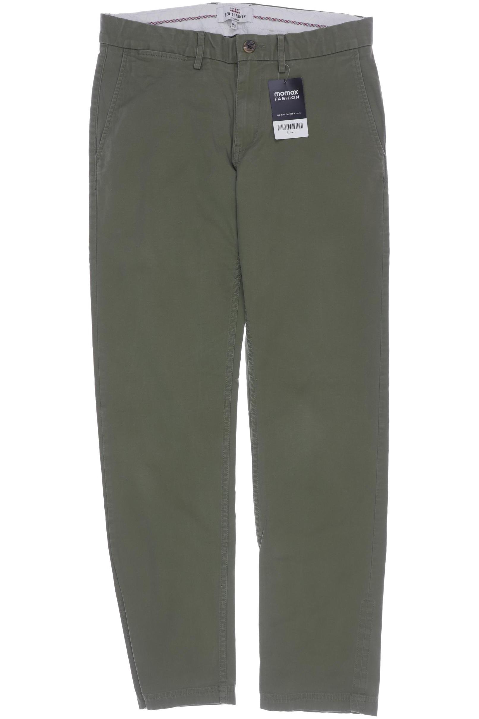 

Ben Sherman Herren Stoffhose, grün