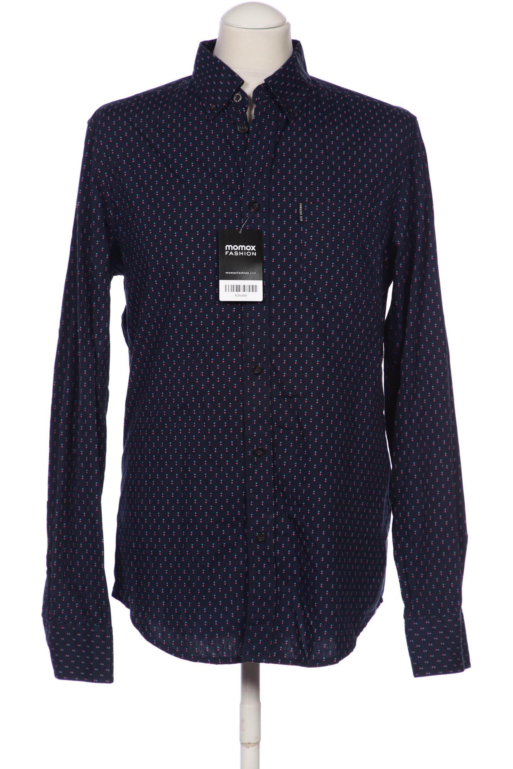 

Ben Sherman Herren Hemd, marineblau