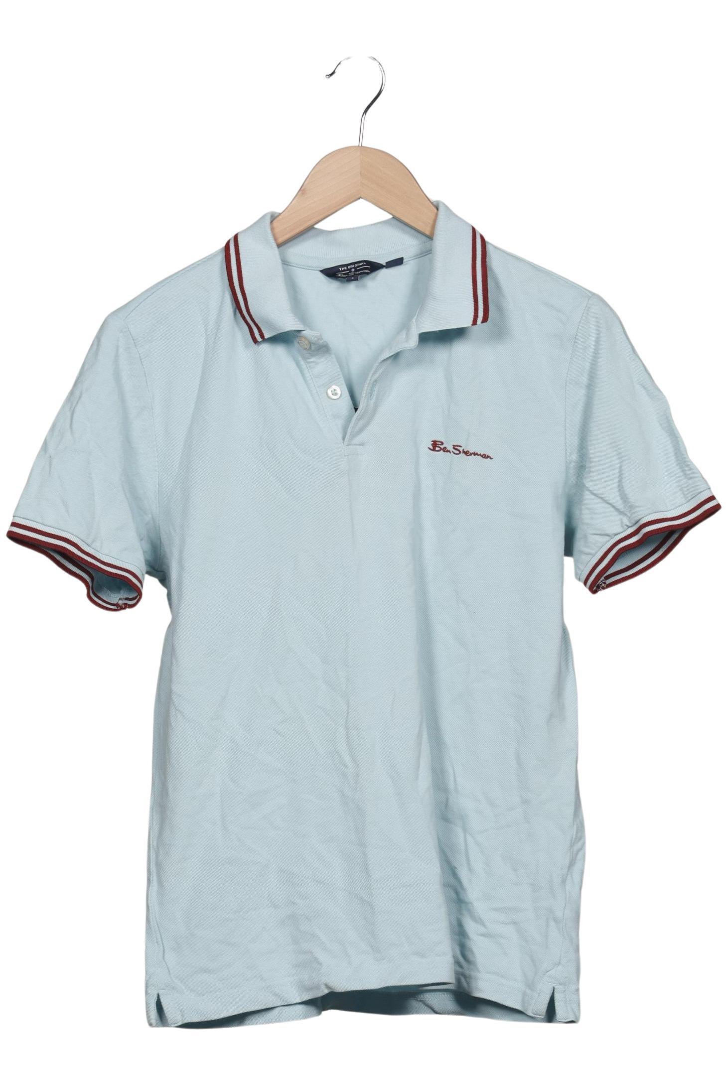 Thumbnail - Ben Sherman Herren Poloshirt, hellblau, Gr. 46