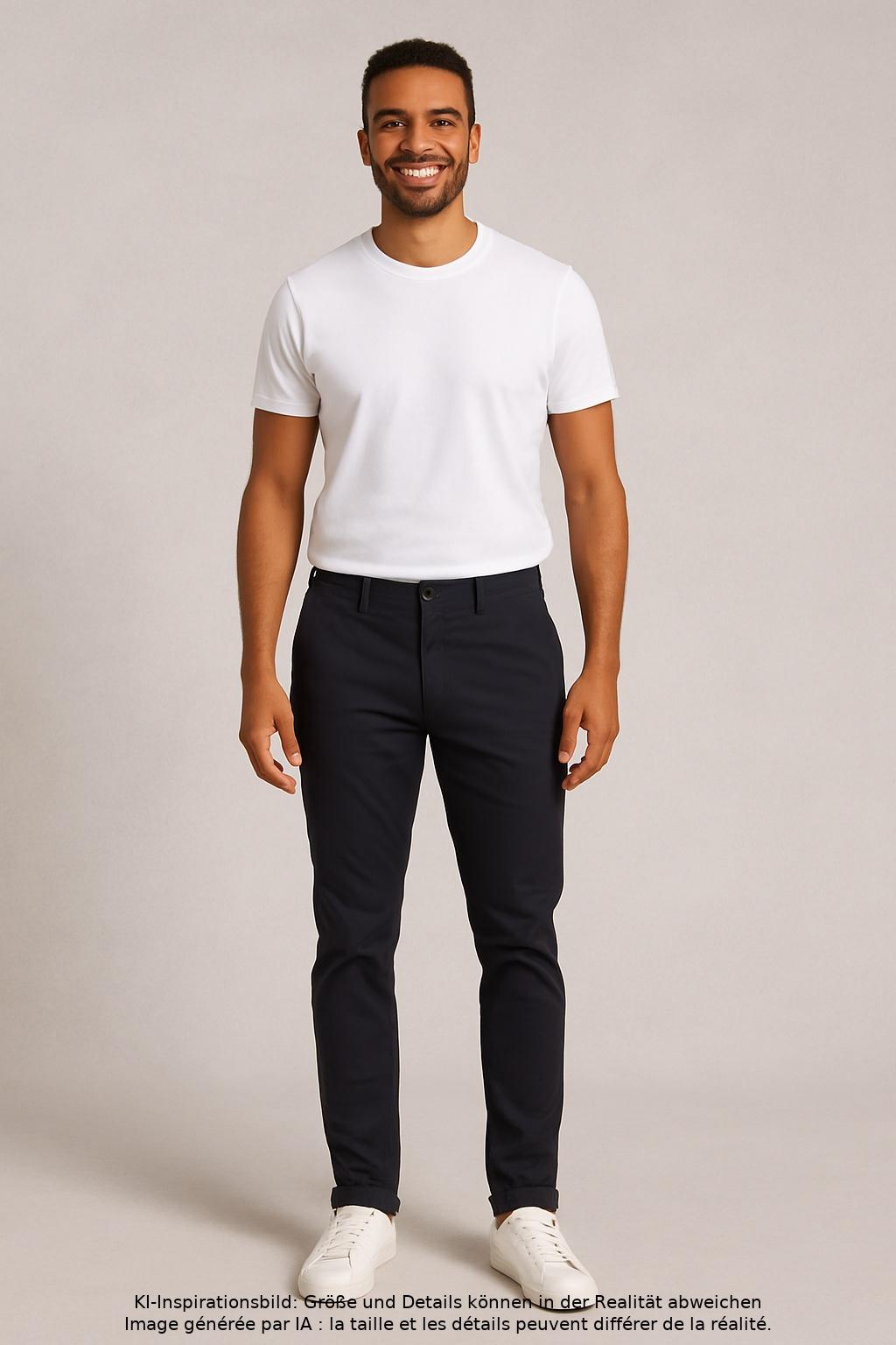 

Ben Sherman Herren Stoffhose, marineblau, Gr. 36