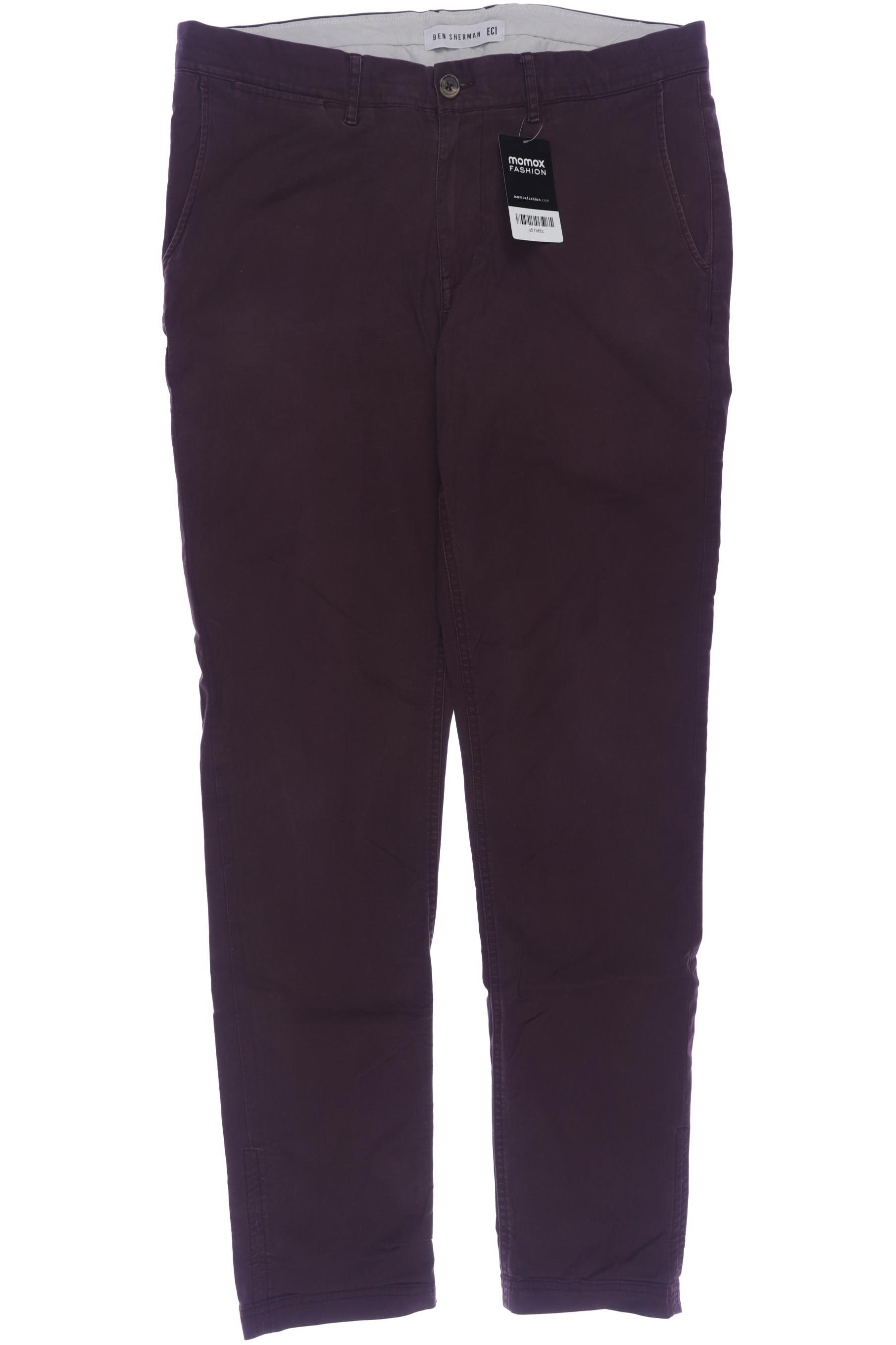 

Ben Sherman Herren Stoffhose, bordeaux, Gr. 33
