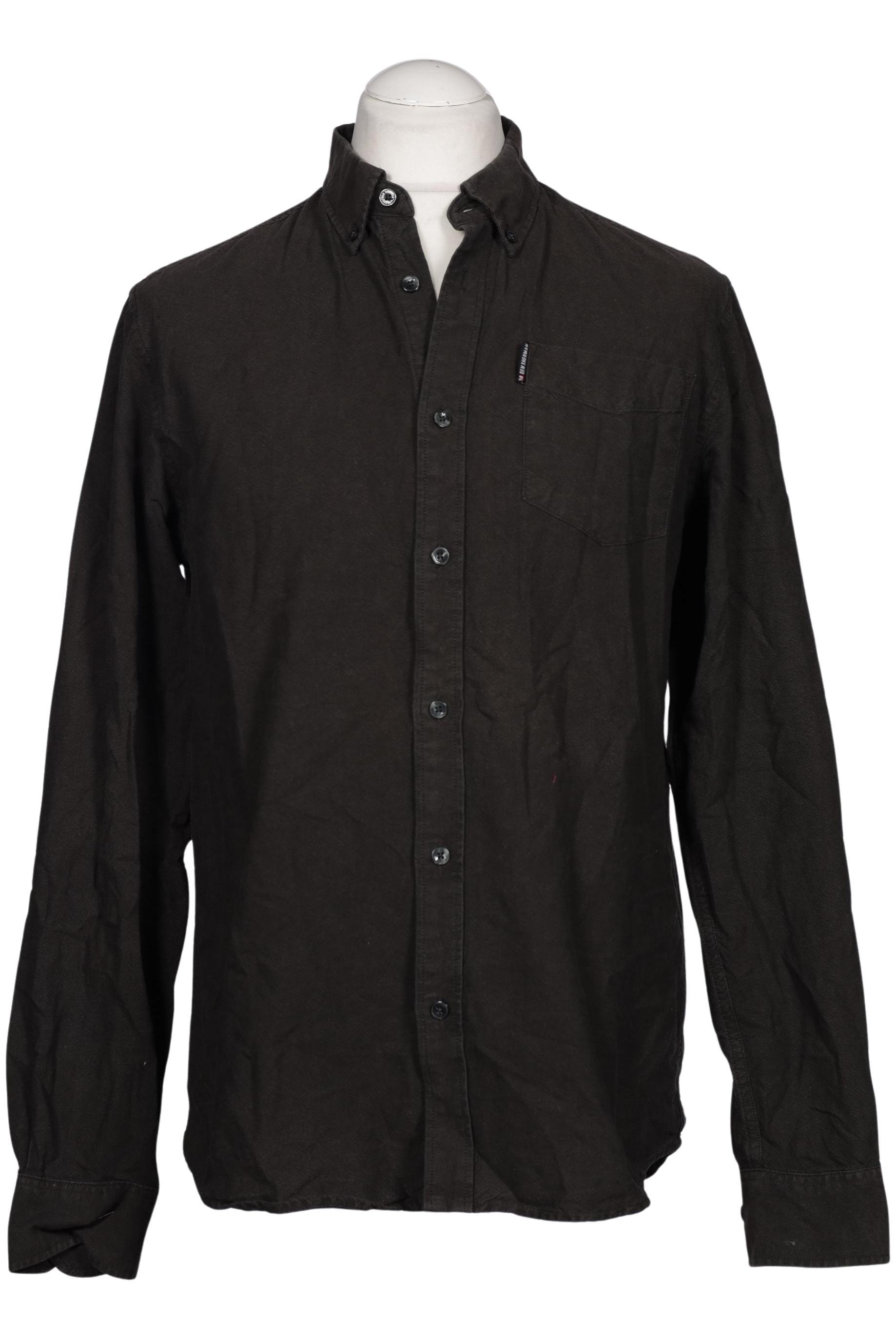 

Ben Sherman Herren Hemd, schwarz, Gr. 52