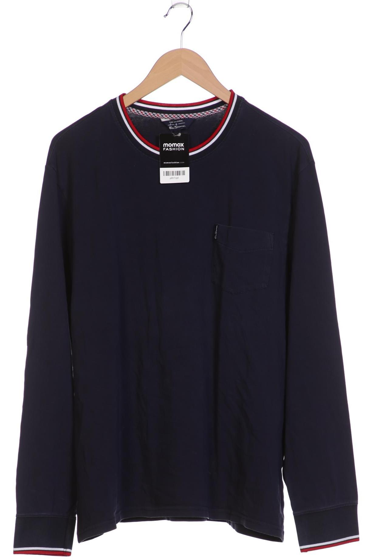 

Ben Sherman Herren Langarmshirt, marineblau, Gr. 54