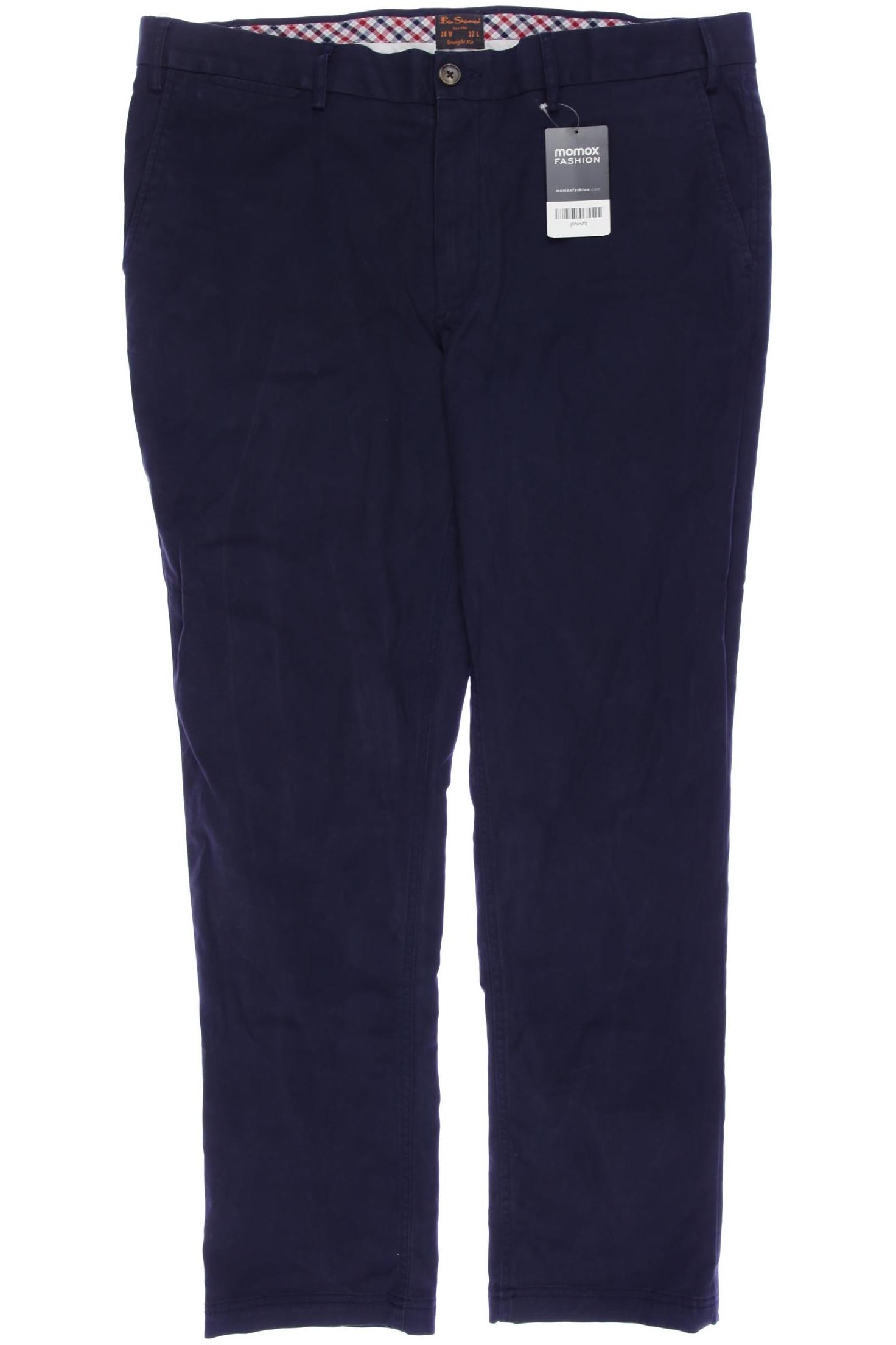 Thumbnail - Ben Sherman Herren Stoffhose, marineblau, Gr. 38