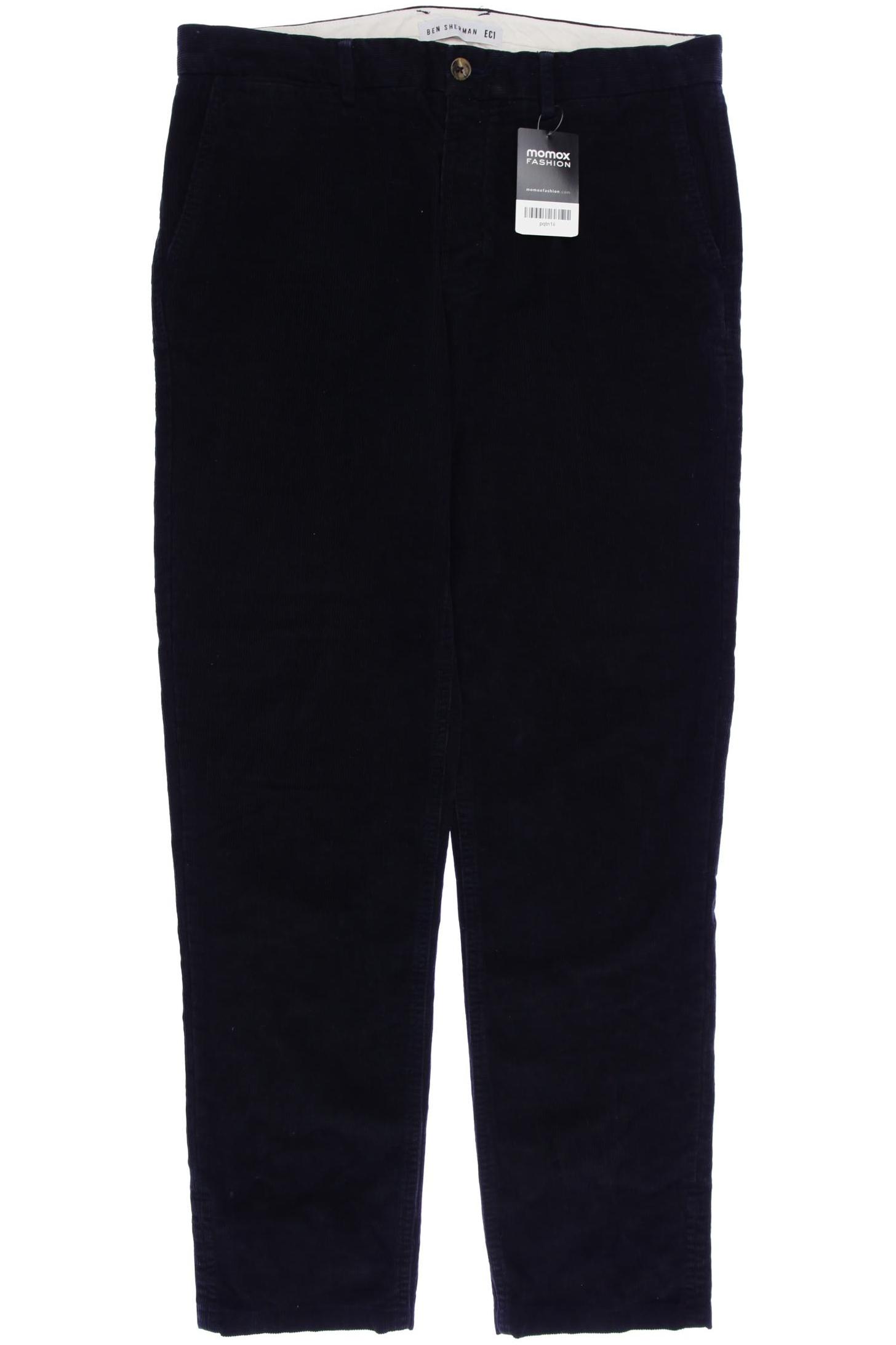 

Ben Sherman Herren Stoffhose, schwarz, Gr. 33